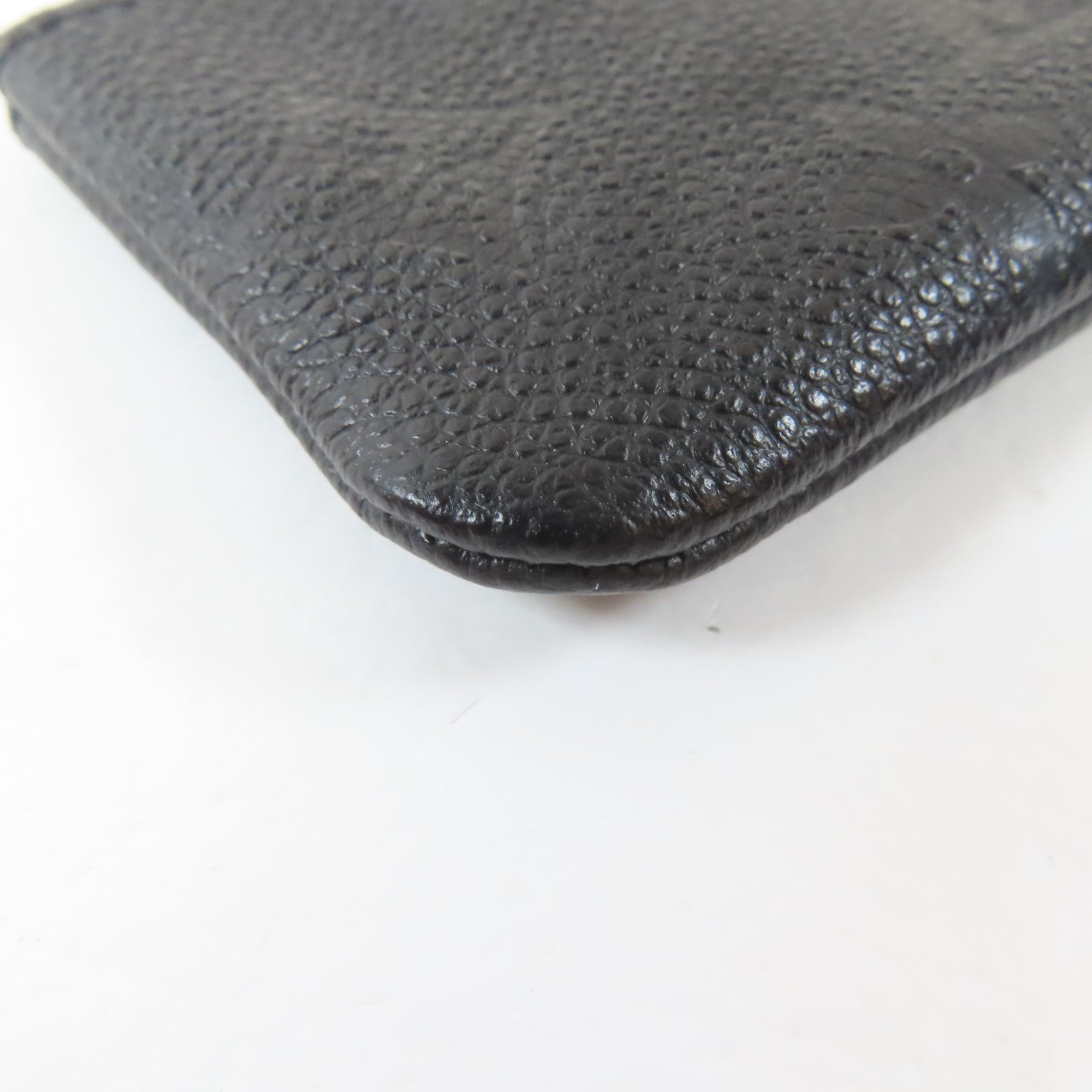 LOUIS VUITTON Monogram Empreinte Coin Case金扣零錢包黑色