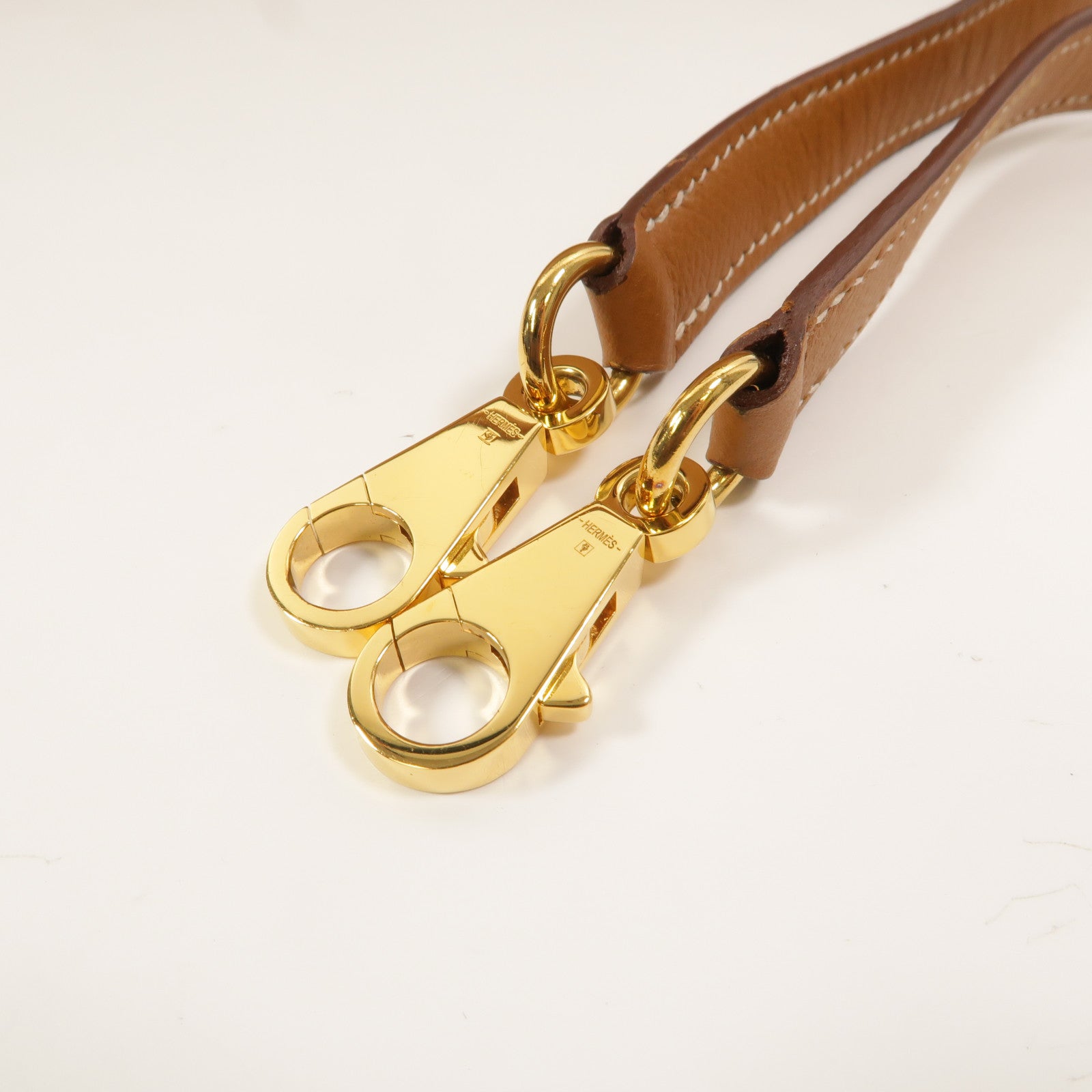 HERMES Epsom皮革Kelly 25手挽肩背兩用袋Gold