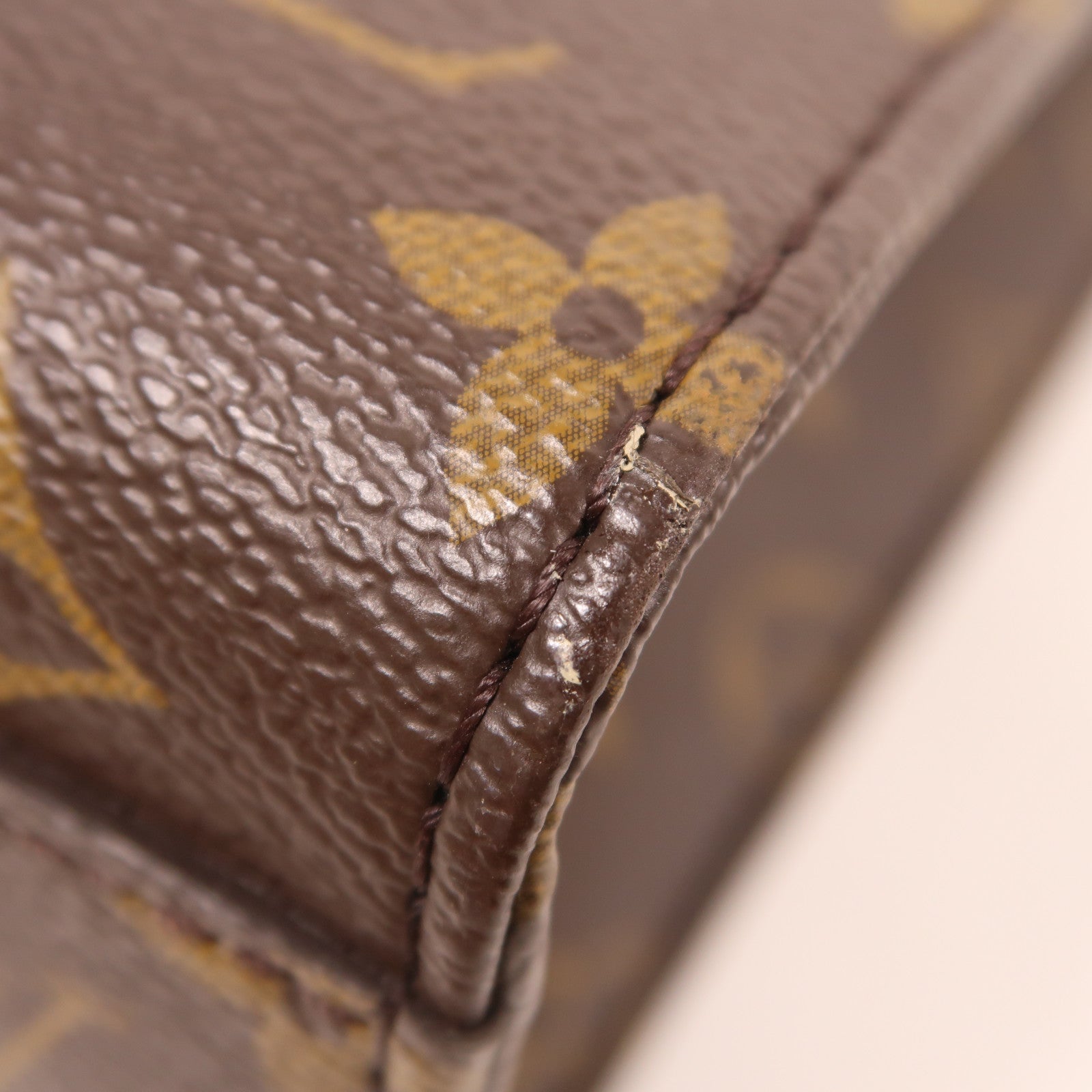 LOUIS VUITTON LV GHW Sac Plat BB 2 Way Shoulder Bag M46265 Monogram Brown