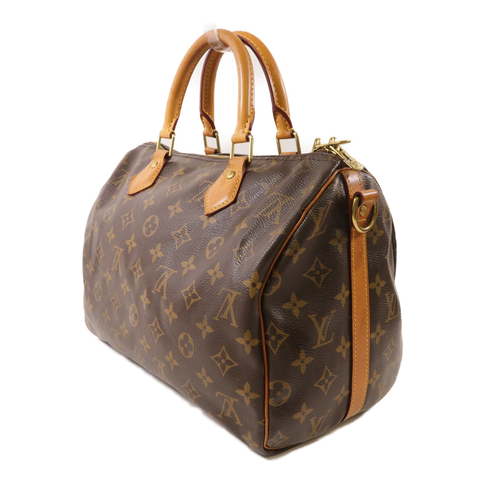 LOUIS VUITTON LV GHW Speedy Bandouliere 30 2way Shoulder Bag M46980 Monogram