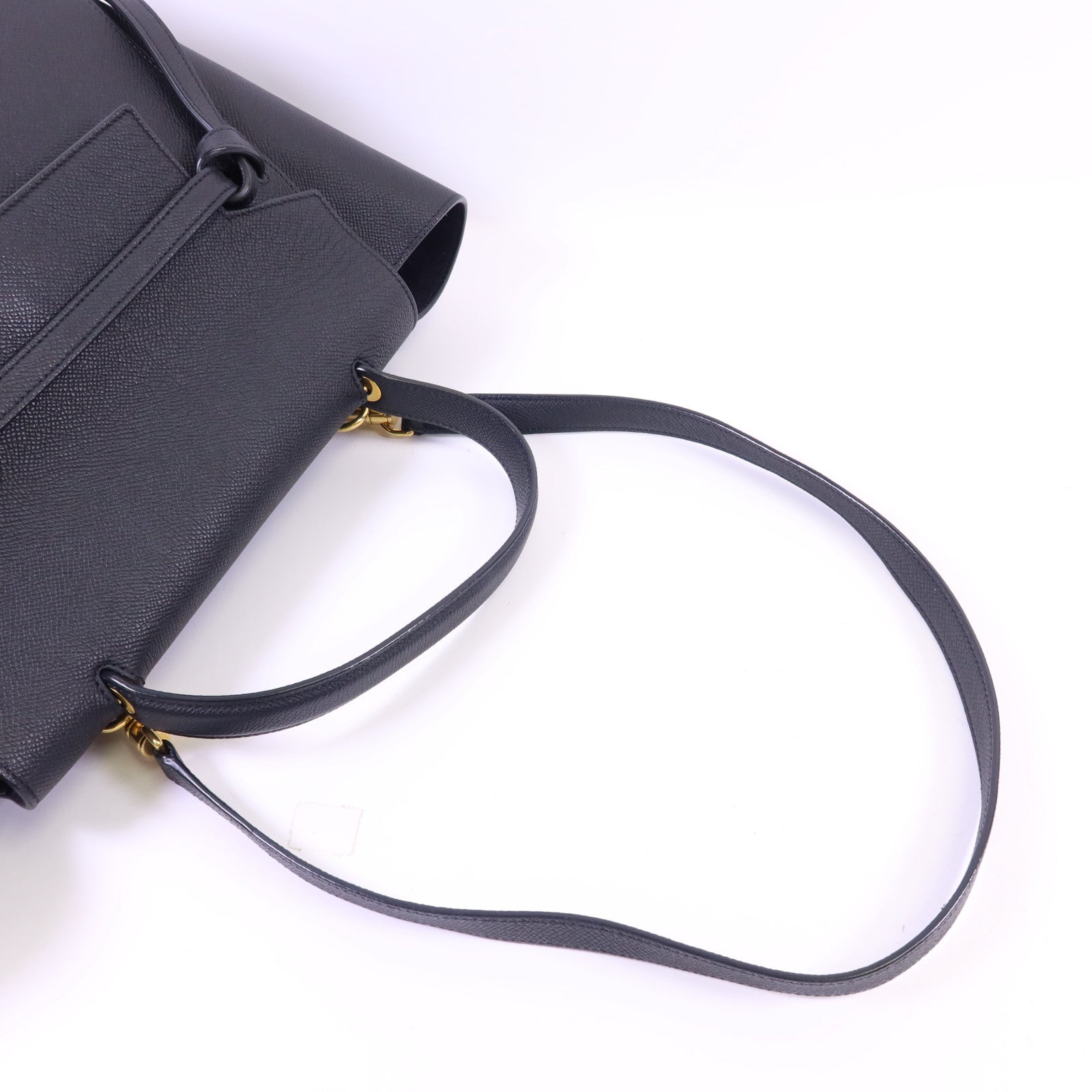 CELINE 牛皮皮革Belt Bag Mini金扣手挽肩背兩用袋