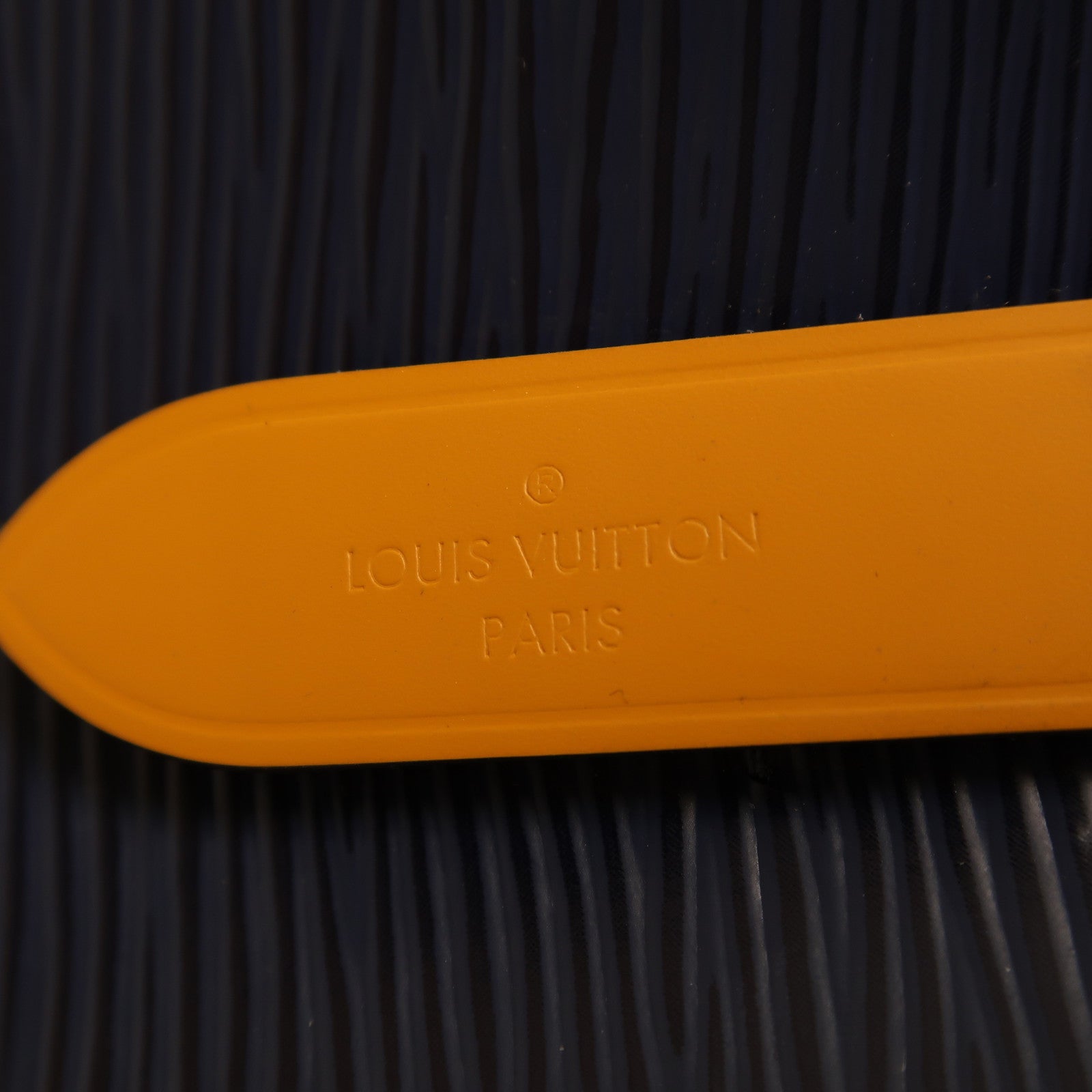 LOUIS VUITTON 【激減優惠】Epi NéoNoé BB銀扣手挽肩背兩用袋深藍色/橙色