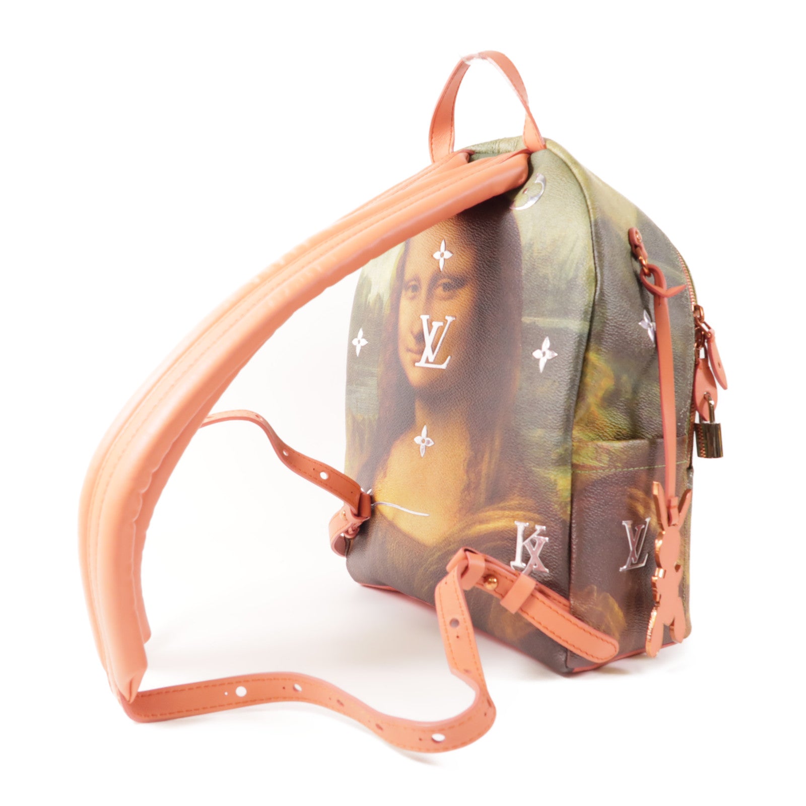 LOUIS VUITTON 塗層帆布Palm Springs金扣背包