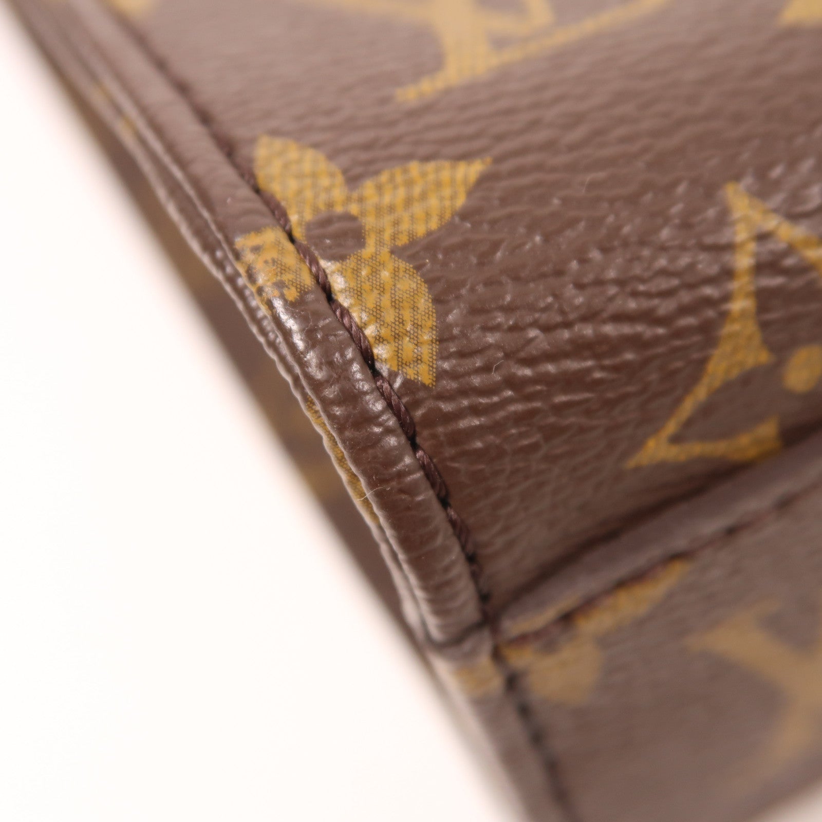 LOUIS VUITTON LV GHW Sac Plat BB 2 Way Shoulder Bag M46265 Monogram Brown