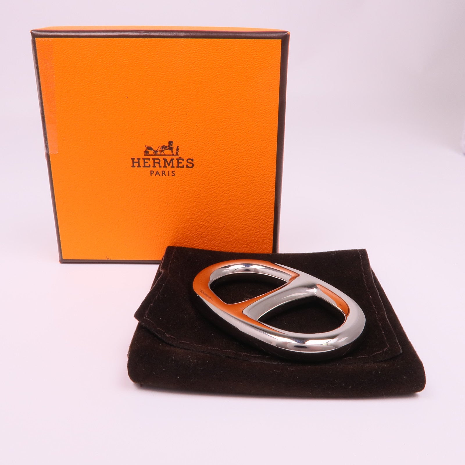 HERMES 金屬Scarf Ring絲巾扣