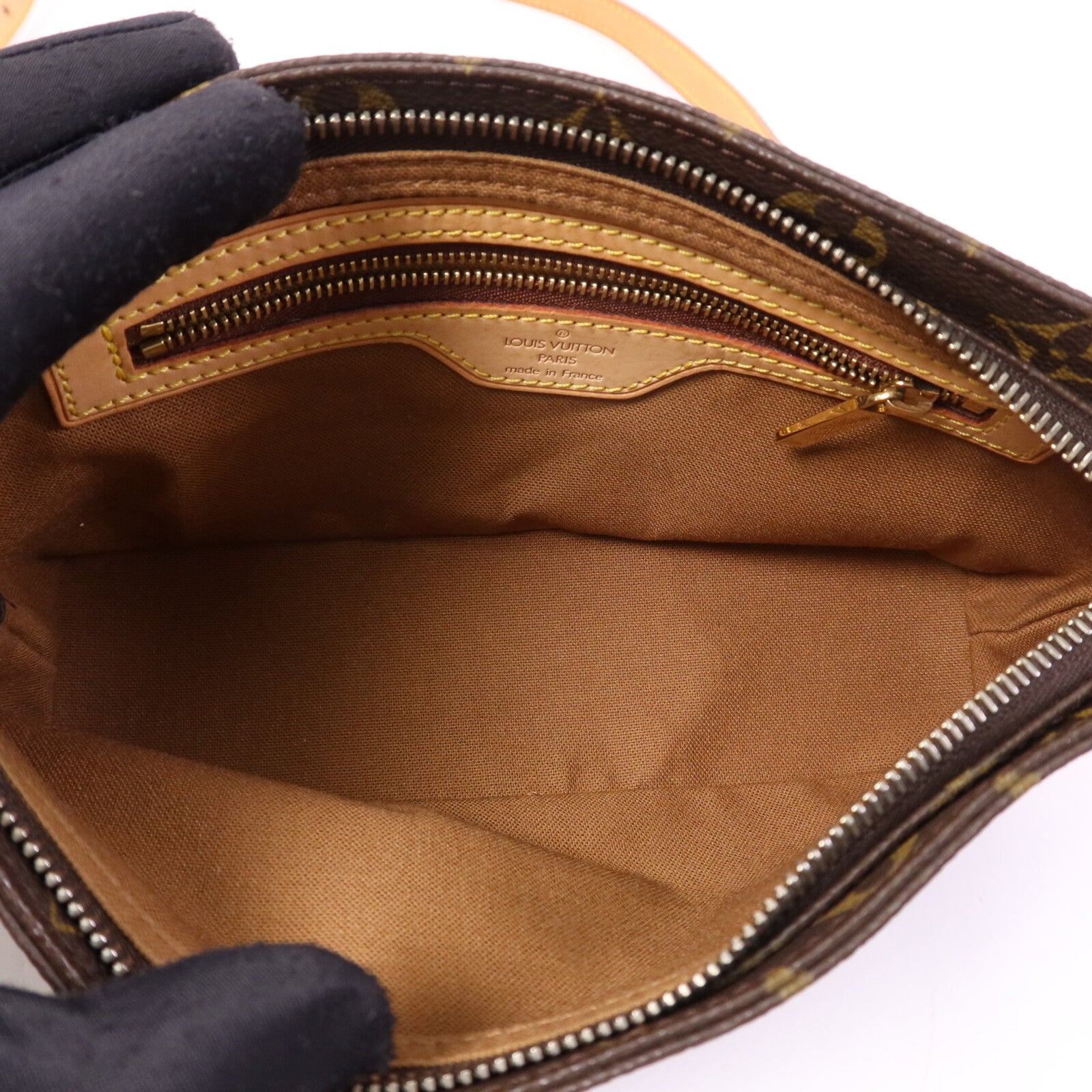 LOUIS VUITTON Monogram Trotteur金扣肩背袋
