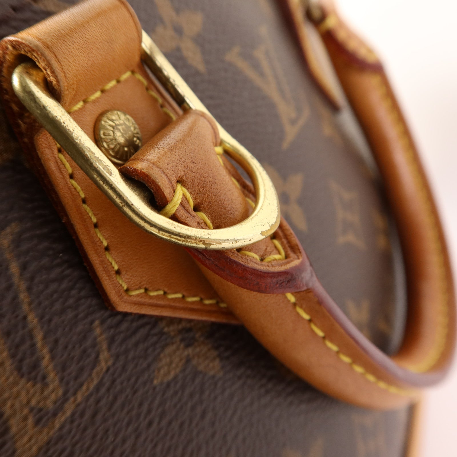 LOUIS VUITTON Monogram Alma BB金扣手挽肩背兩用袋