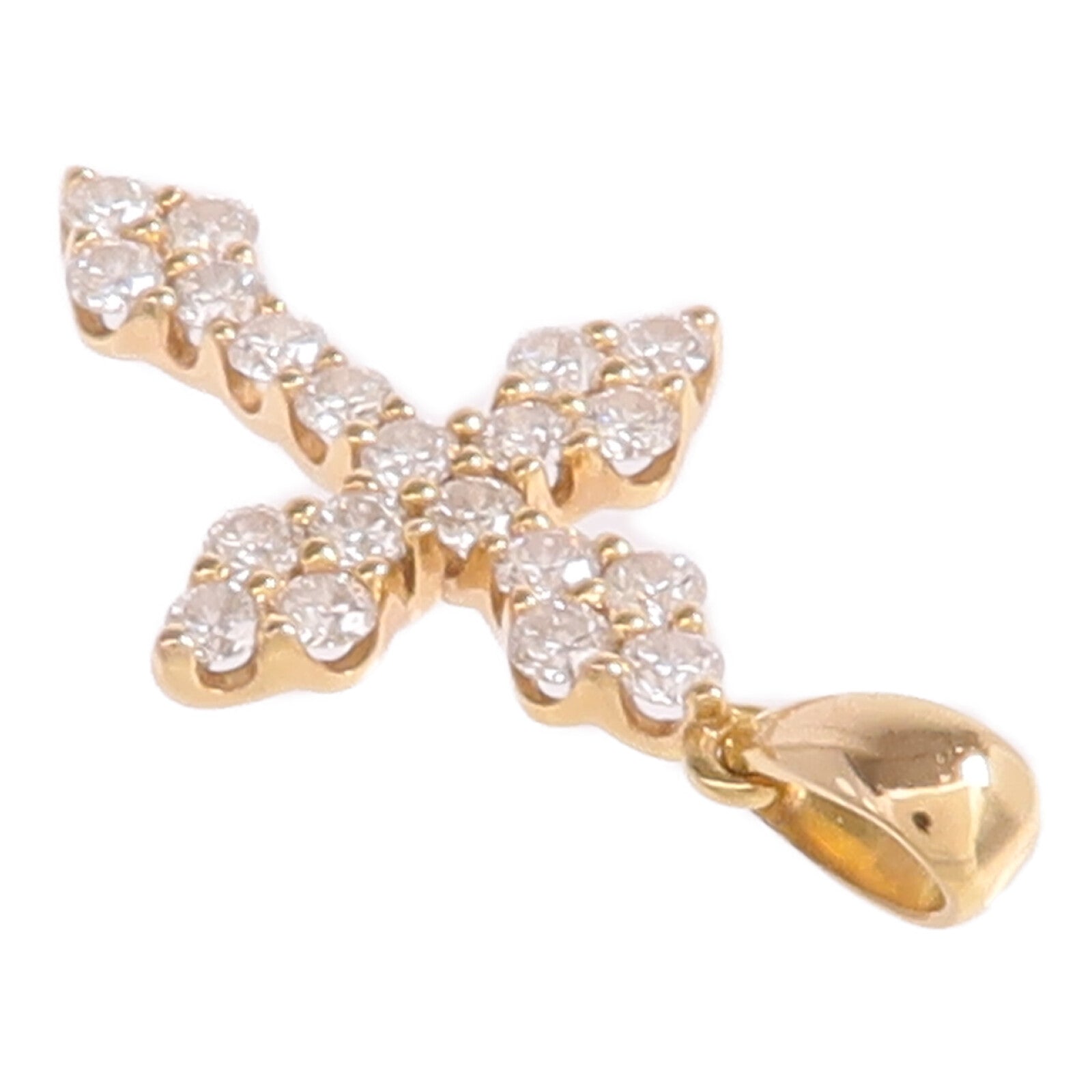 JEWELRY 【激減優惠】18K黃金Diamond Top鑽石吊墜