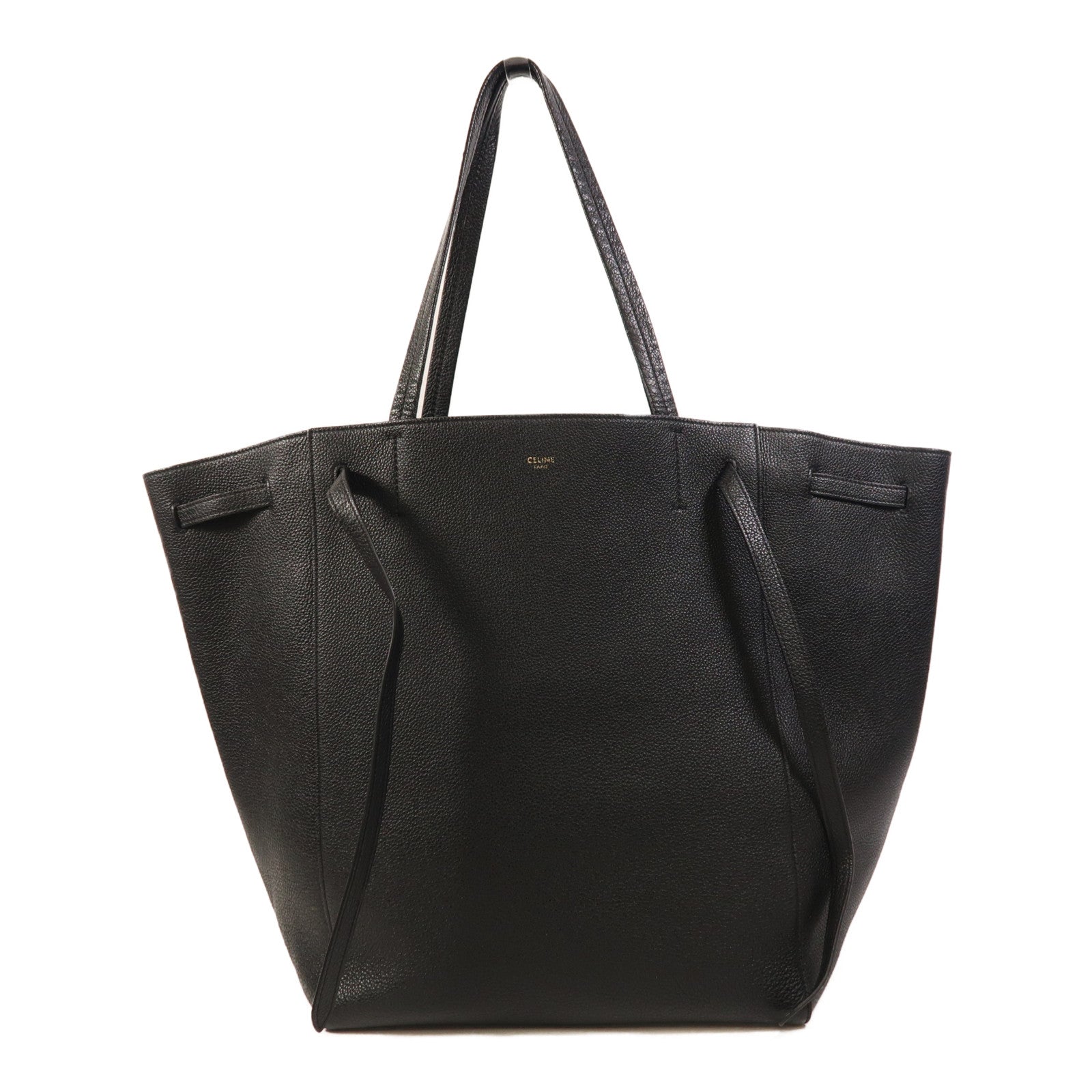 CELINE 牛皮皮革Cabas Phantom金扣肩背袋