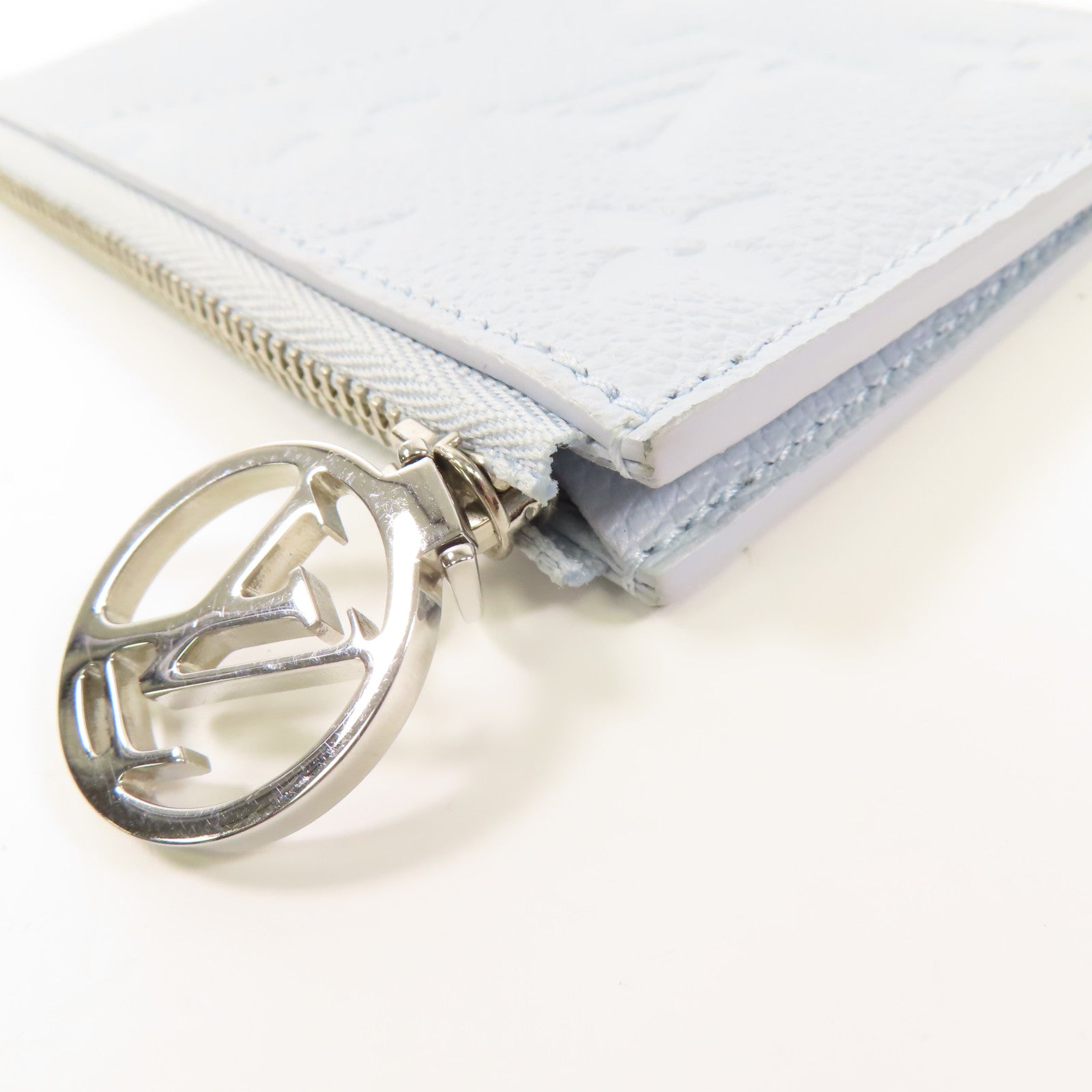 LOUIS VUITTON Monogram Empreinte Romy Card Holder銀扣卡片套