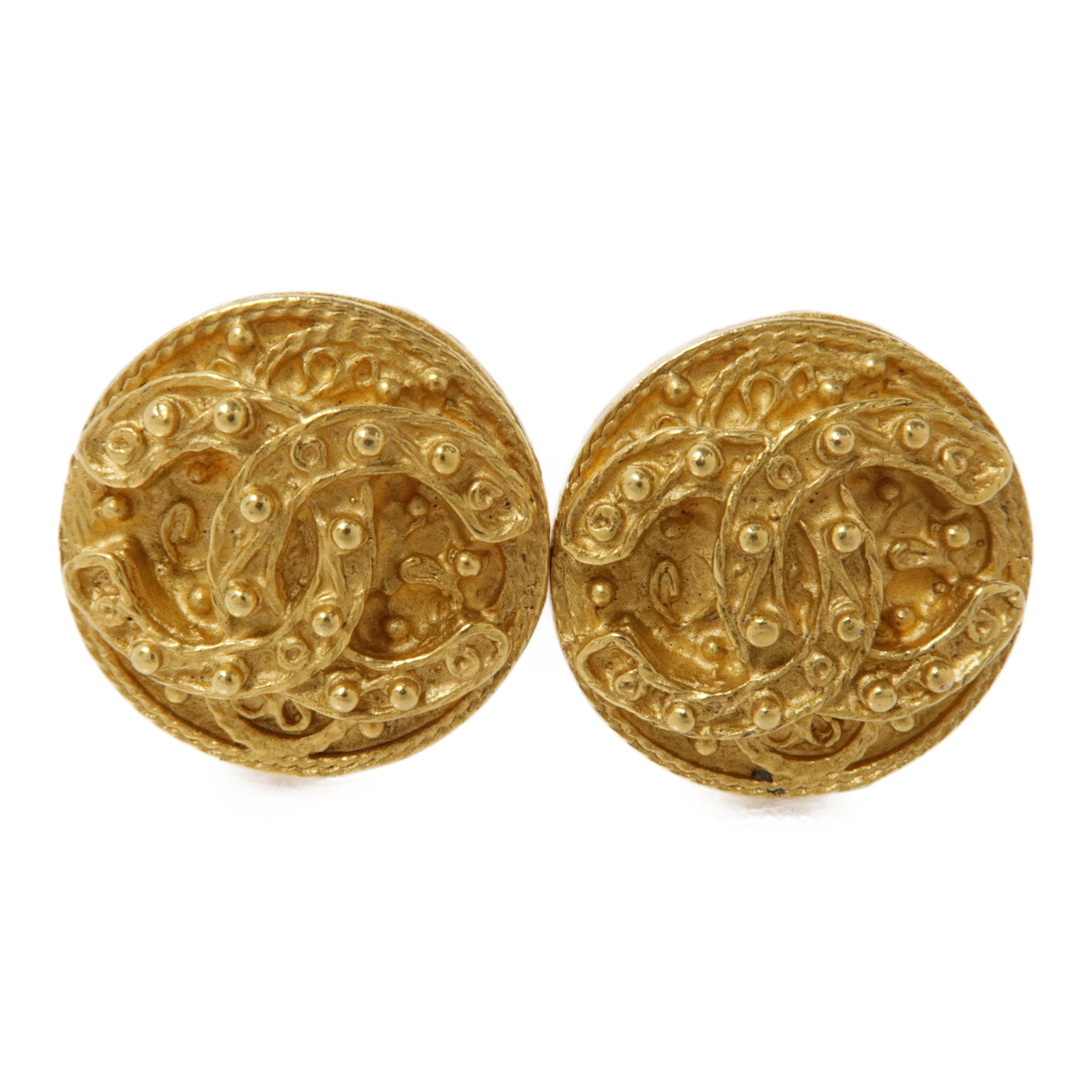 CHANEL 鍍金Vintage Earrings耳環