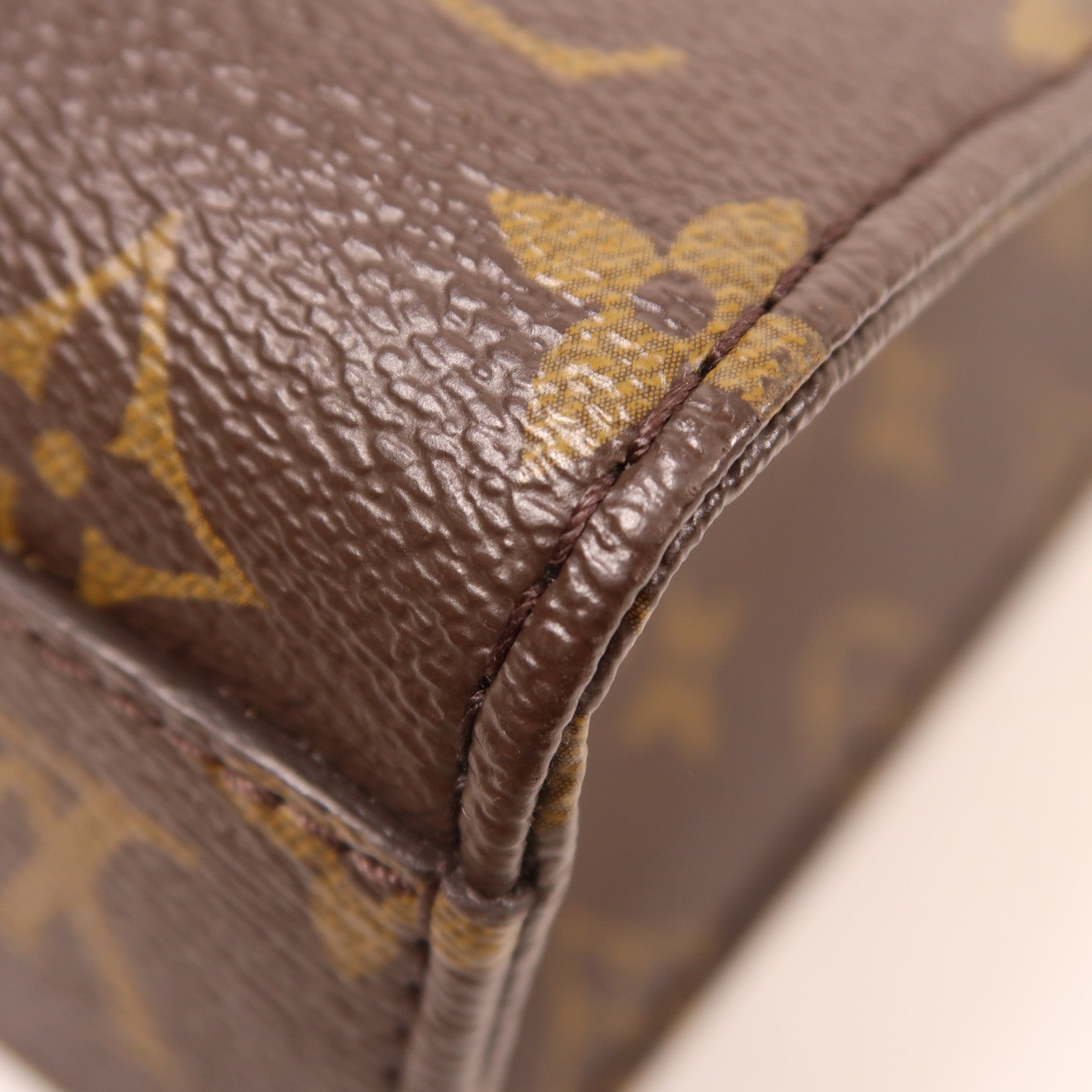 LOUIS VUITTON LV GHW Sac Plat BB 2 Way Shoulder Bag M46265 Monogram Brown