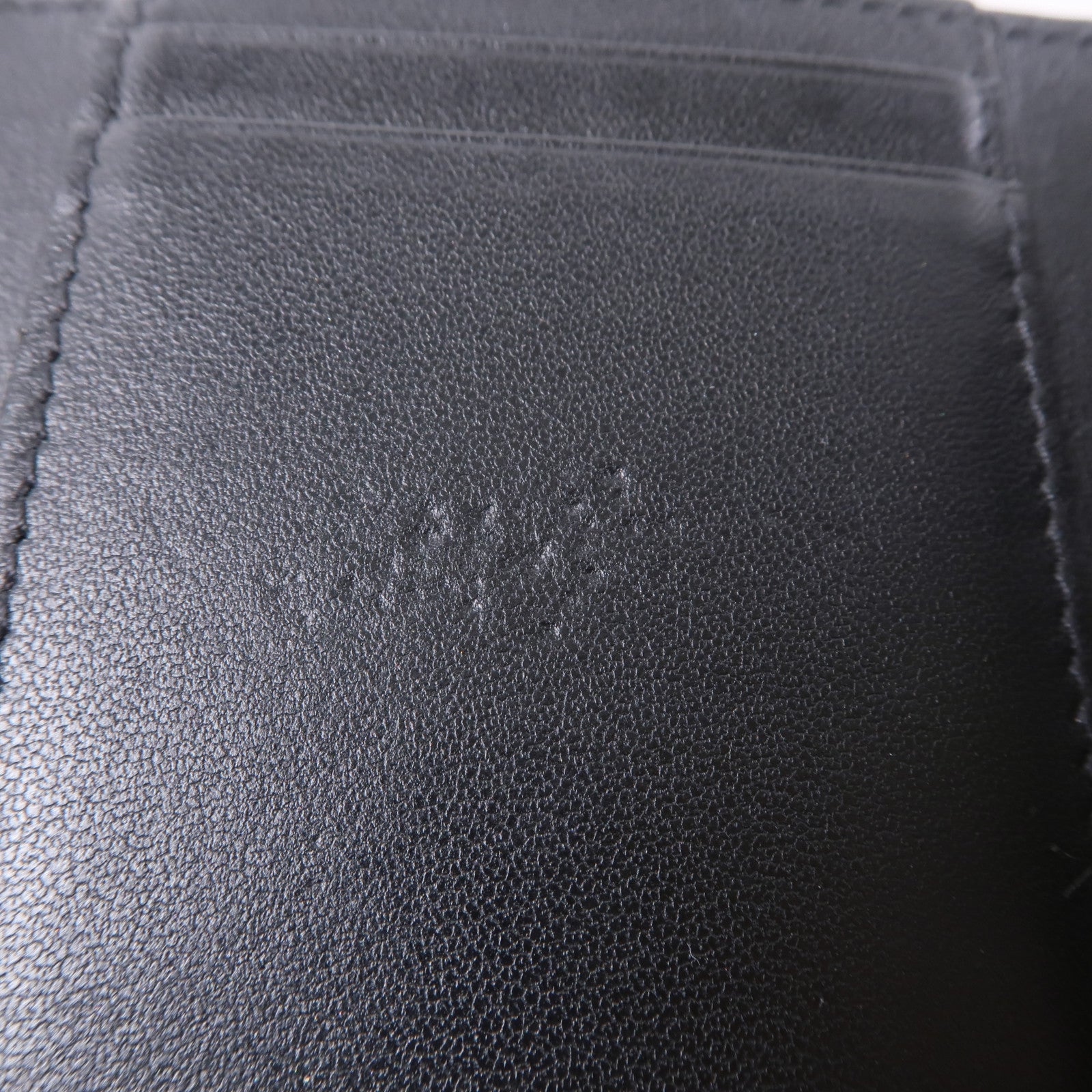 Dior 牛皮皮革Wallet金扣錢包黑色