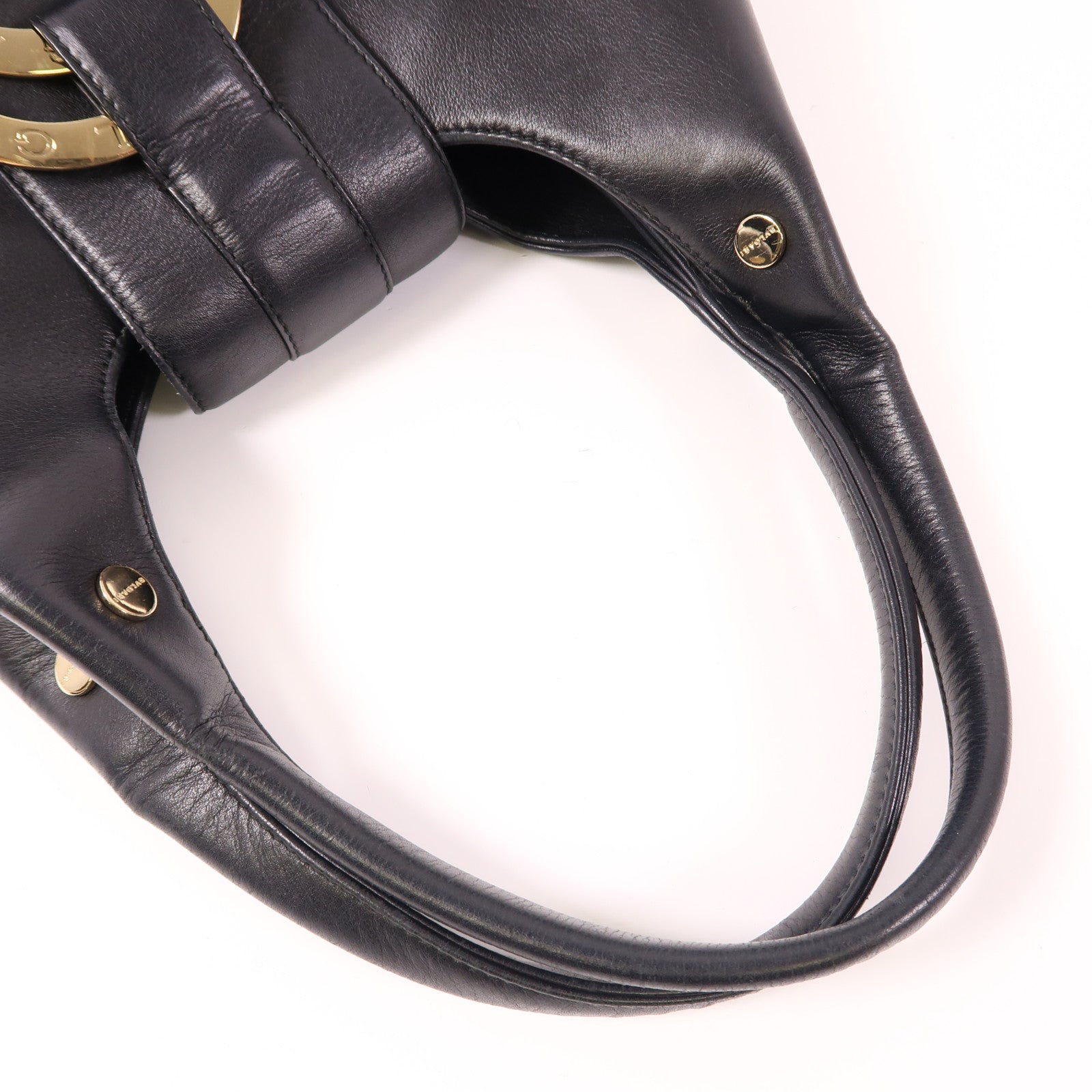 BVLGARI 牛皮皮革Shoulder Bag金扣肩背袋