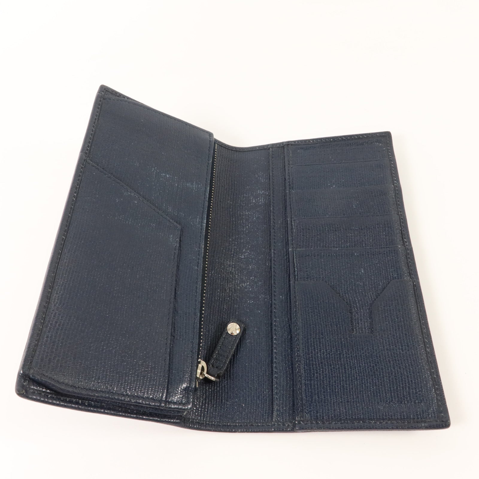 YVES SAINT LAURENT 牛皮皮革Long Wallet長錢包