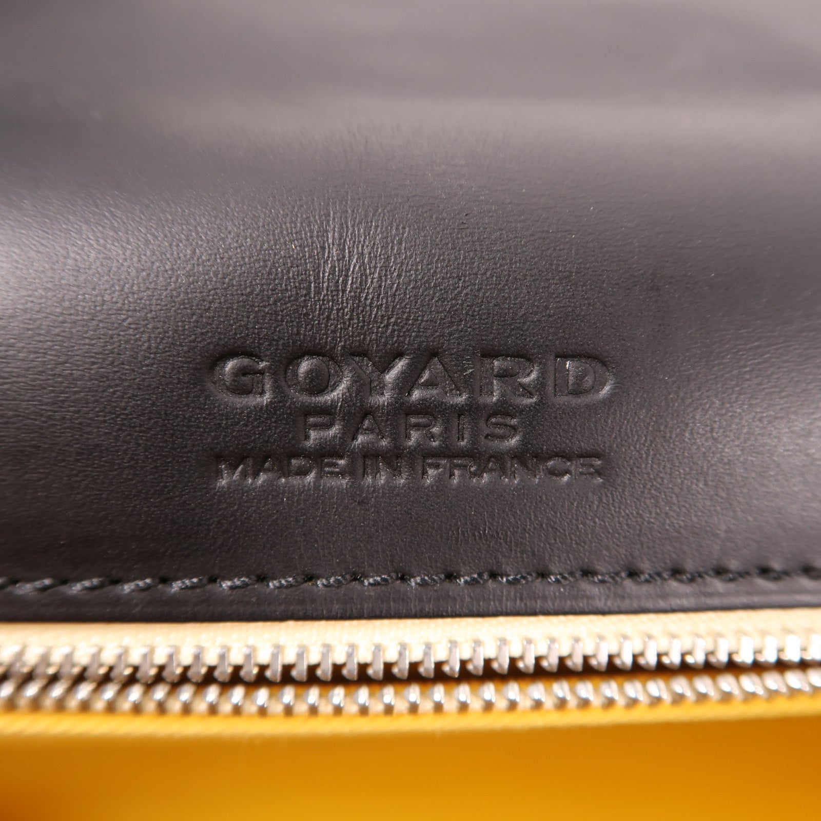GOYARD 【激減優惠】塗層帆布1990-2000 Belvedere銀扣肩背袋黑色