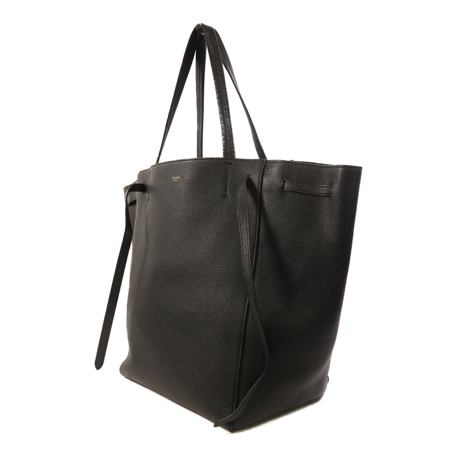 CELINE 牛皮皮革Cabas Phantom金扣肩背袋