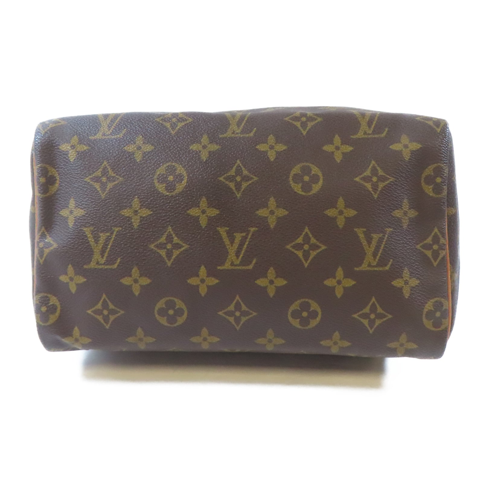 LOUIS VUITTON Monogram Speedy 25金扣手挽袋啡色