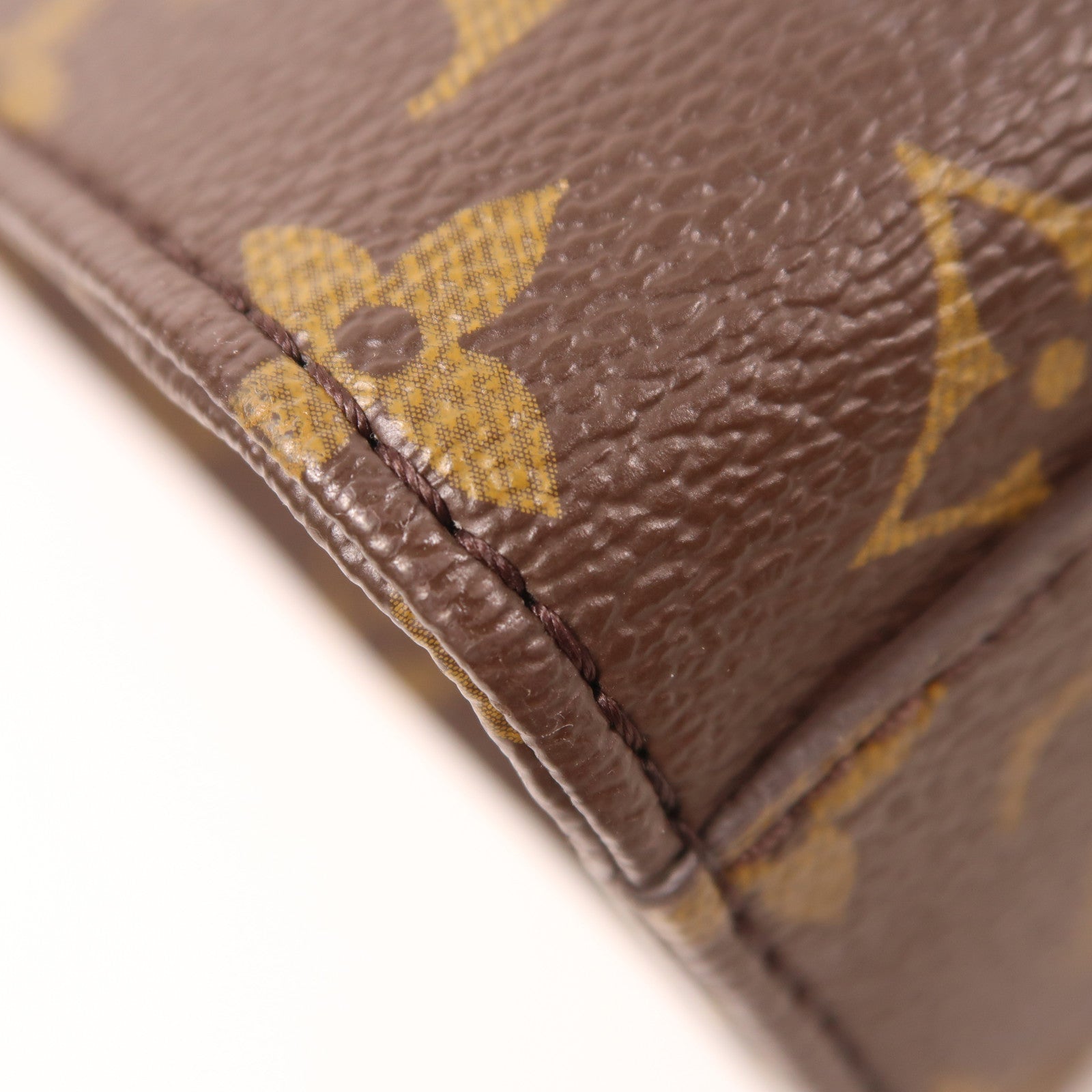 LOUIS VUITTON LV GHW Sac Plat BB 2 Way Shoulder Bag M46265 Monogram Brown