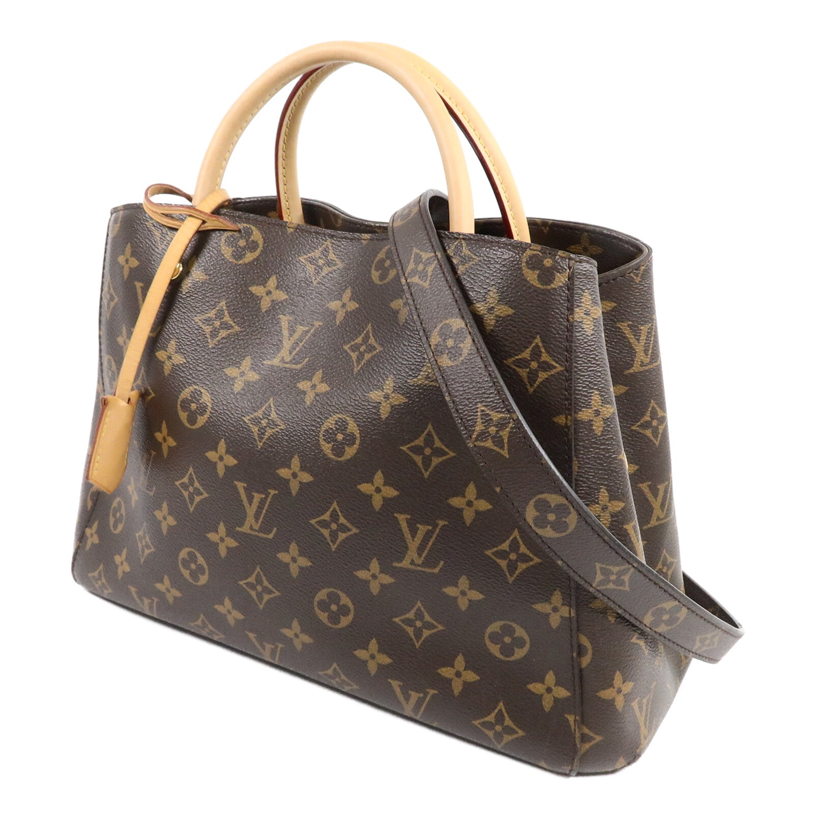LOUIS VUITTON Monogram Montaigne MM手挽肩背兩用袋