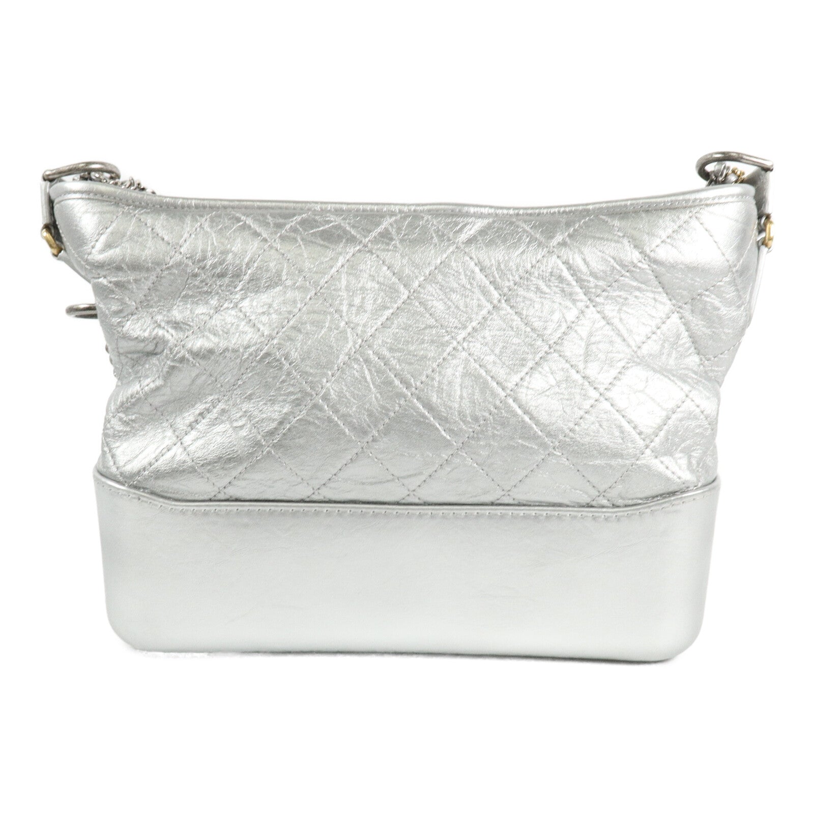 CHANEL 牛皮皮革Gabrielle Hobo Medium鏈帶肩背袋