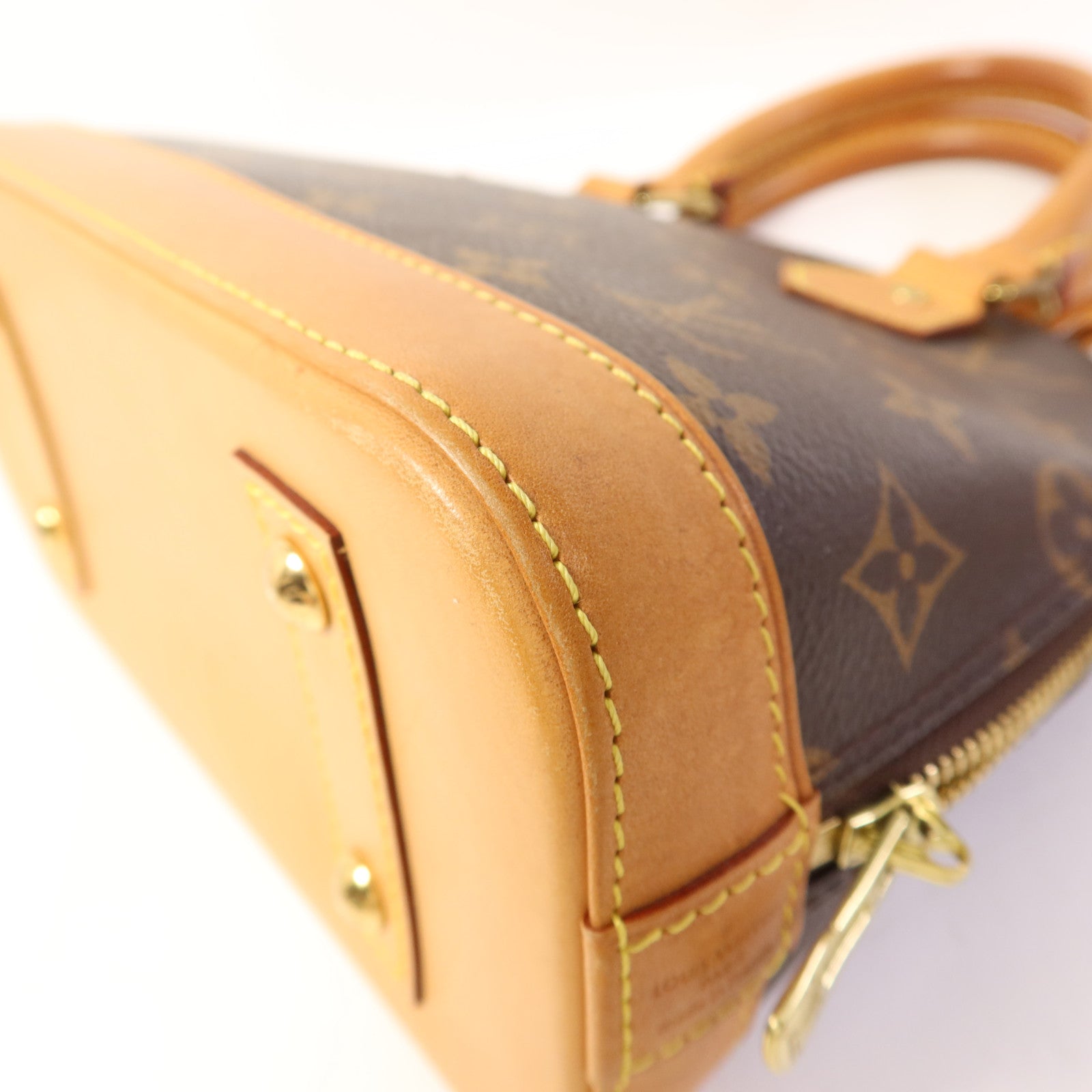 LOUIS VUITTON Monogram Alma BB金扣手挽肩背兩用袋