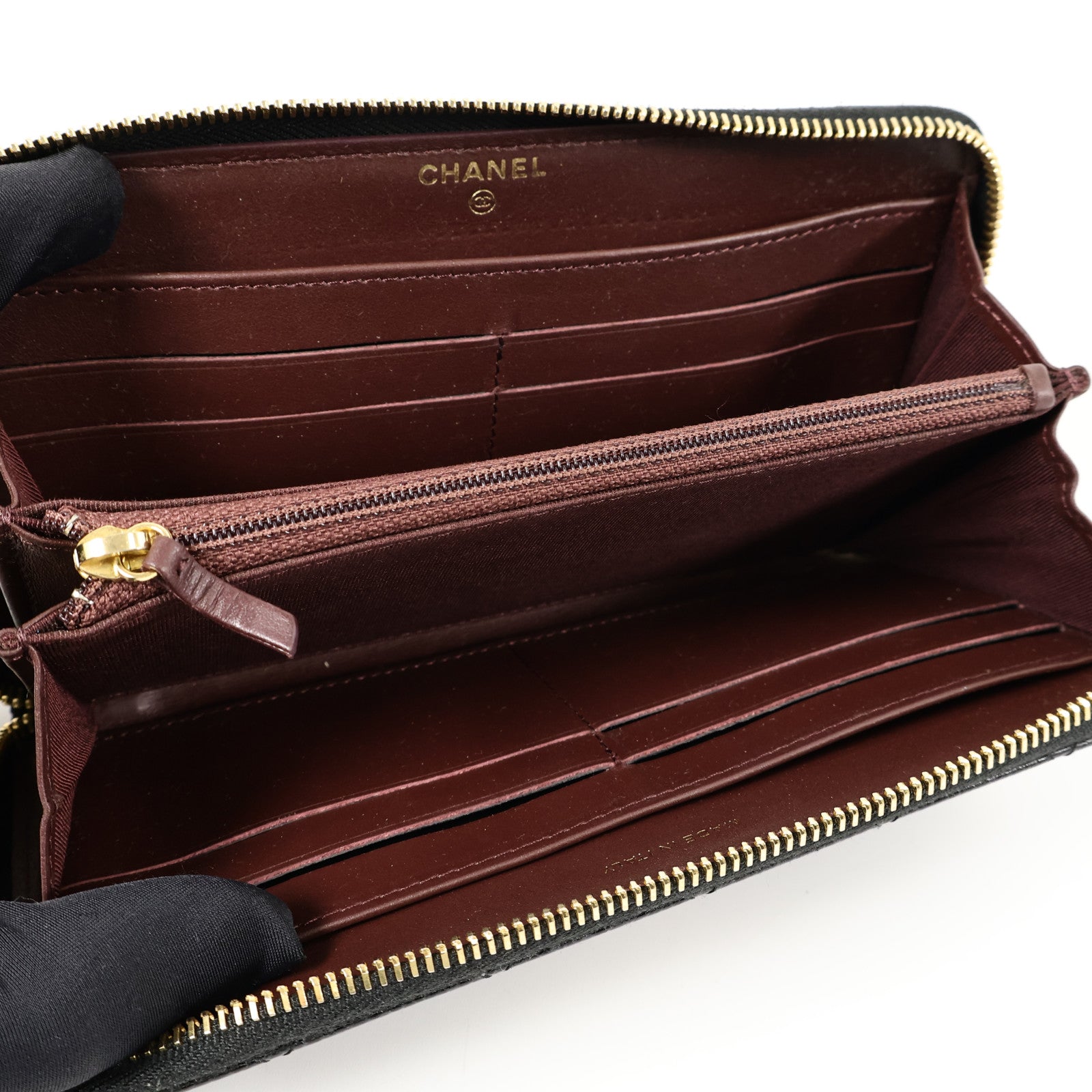 CHANEL 牛皮皮革Classic Long Zipped Wallet長錢包