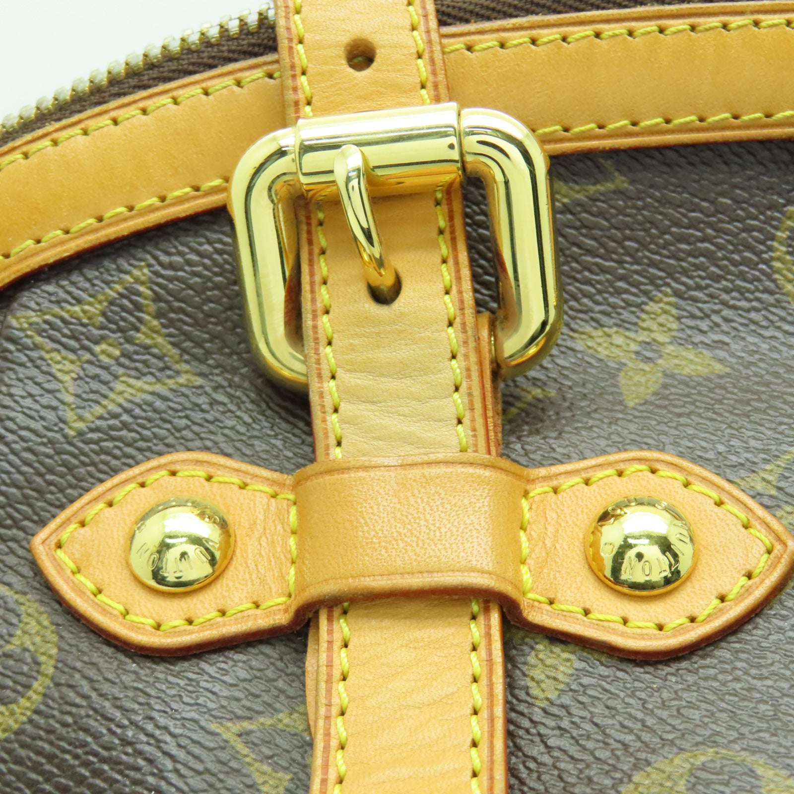 LOUIS VUITTON 【激減優惠】Monogram Tivoli GM金扣手挽袋啡色