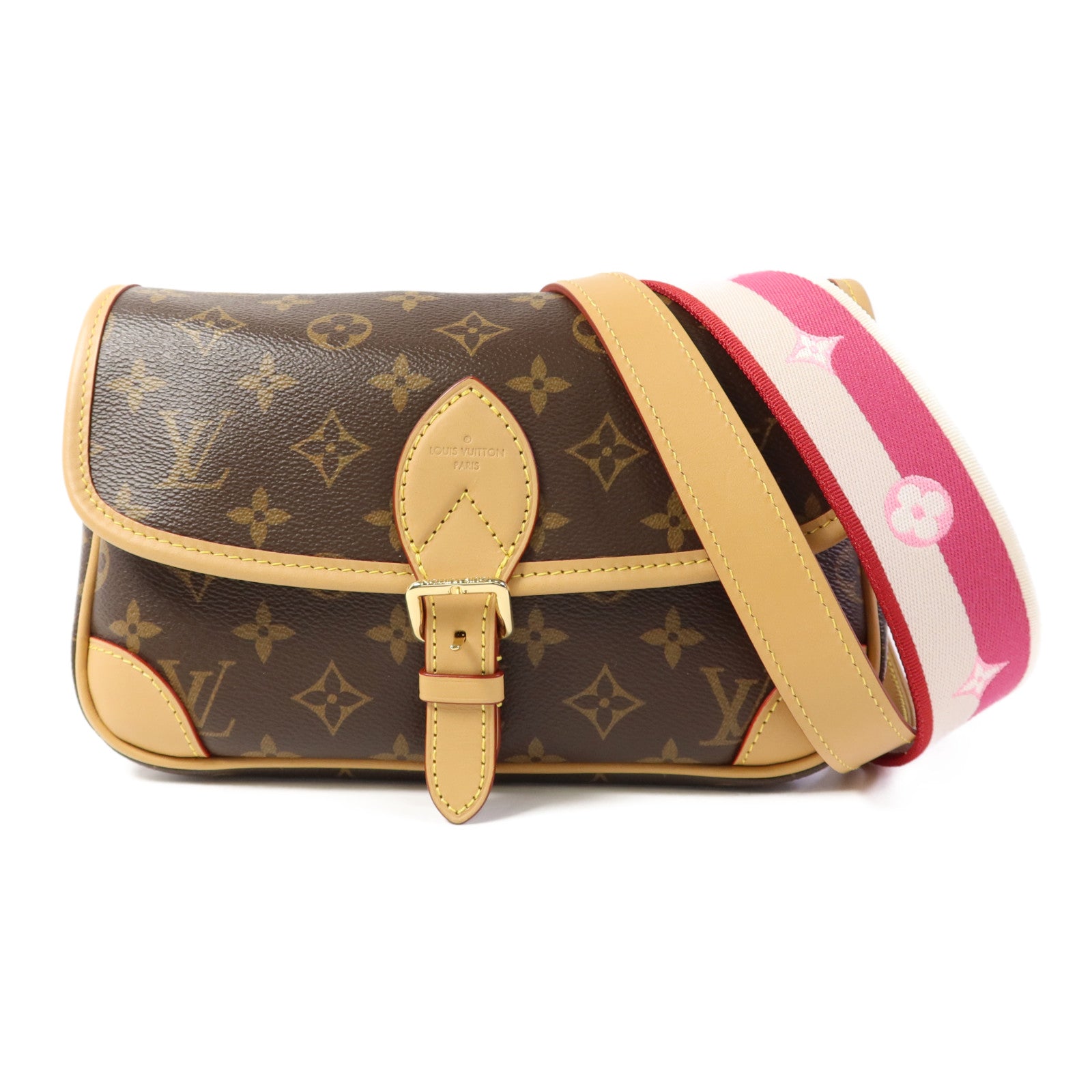 LOUIS VUITTON Monogram Diane金扣手挽肩背兩用袋