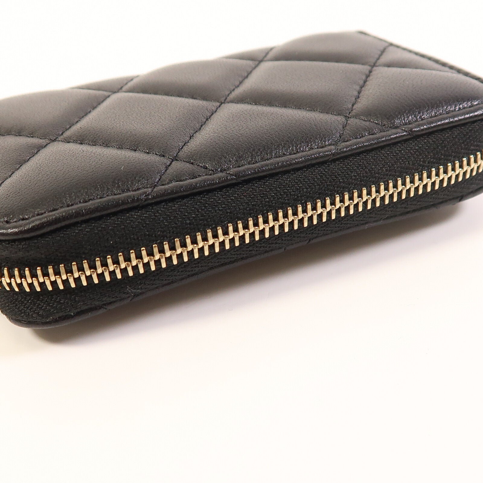 CHANEL 羊皮皮革Card Case金扣卡片套