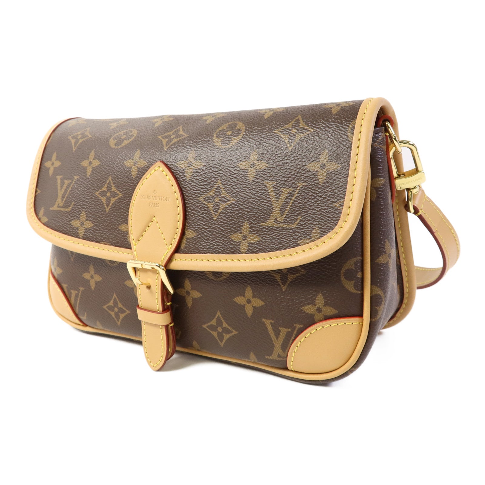 LOUIS VUITTON Monogram Diane金扣手挽肩背兩用袋