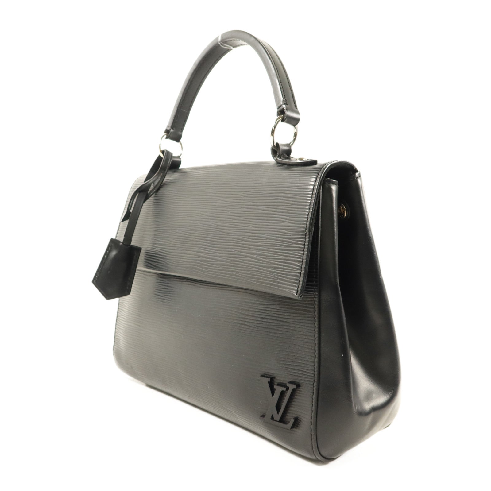 LOUIS VUITTON Epi Cluny BB銀扣手挽肩背兩用袋