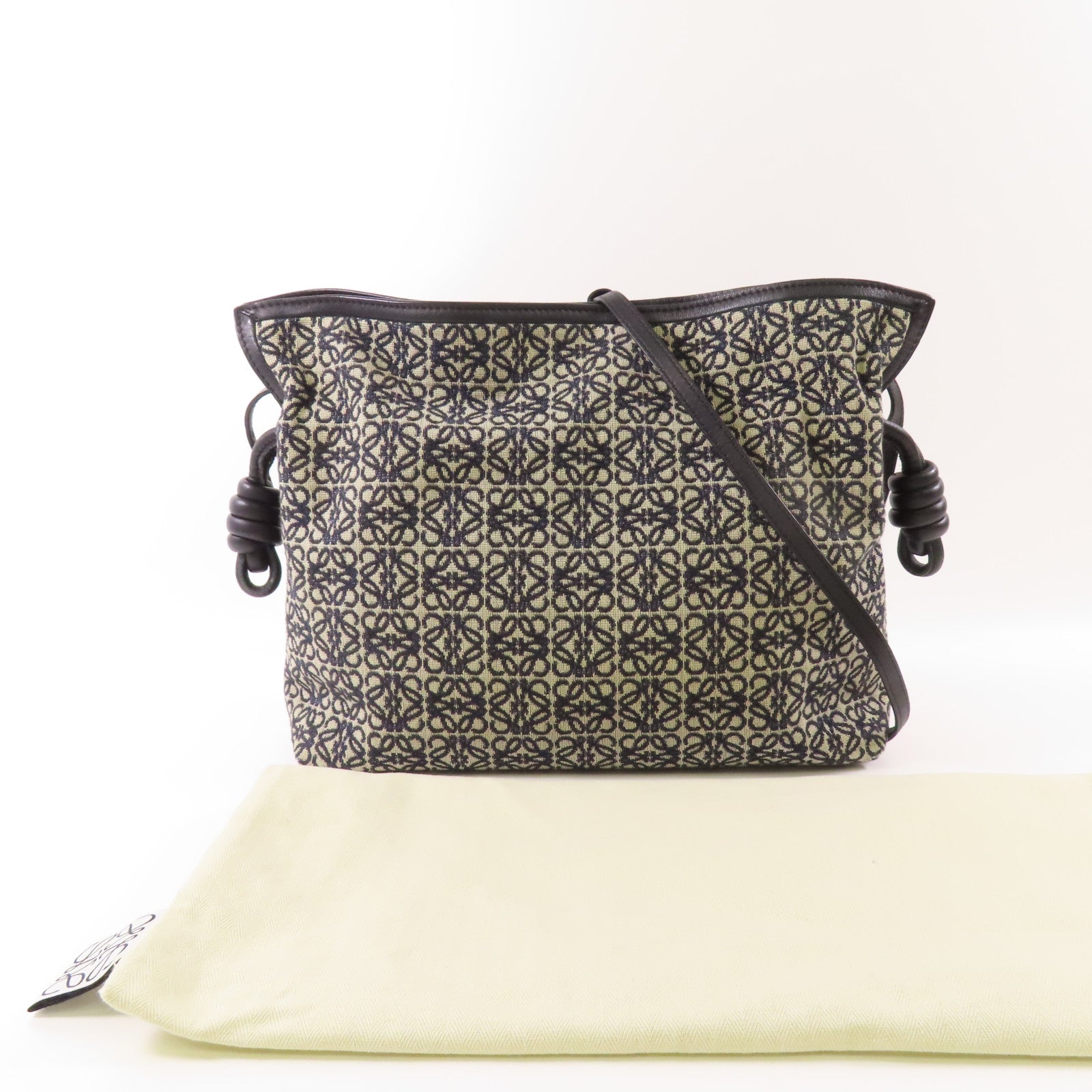 LOEWE 帆布Flamenco肩背袋