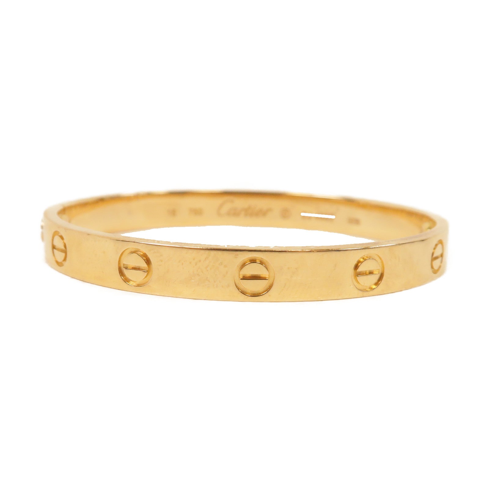 CARTIER 18K玫瑰金Love Bracelet手鐲玫瑰金色
