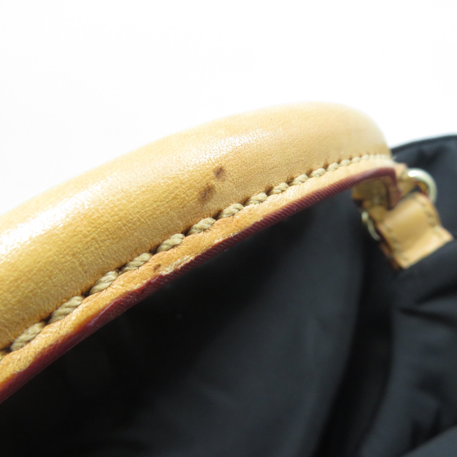 Kate Spade 【清倉大減價】尼龍/皮革Shoulder Bag金扣肩背袋黑色