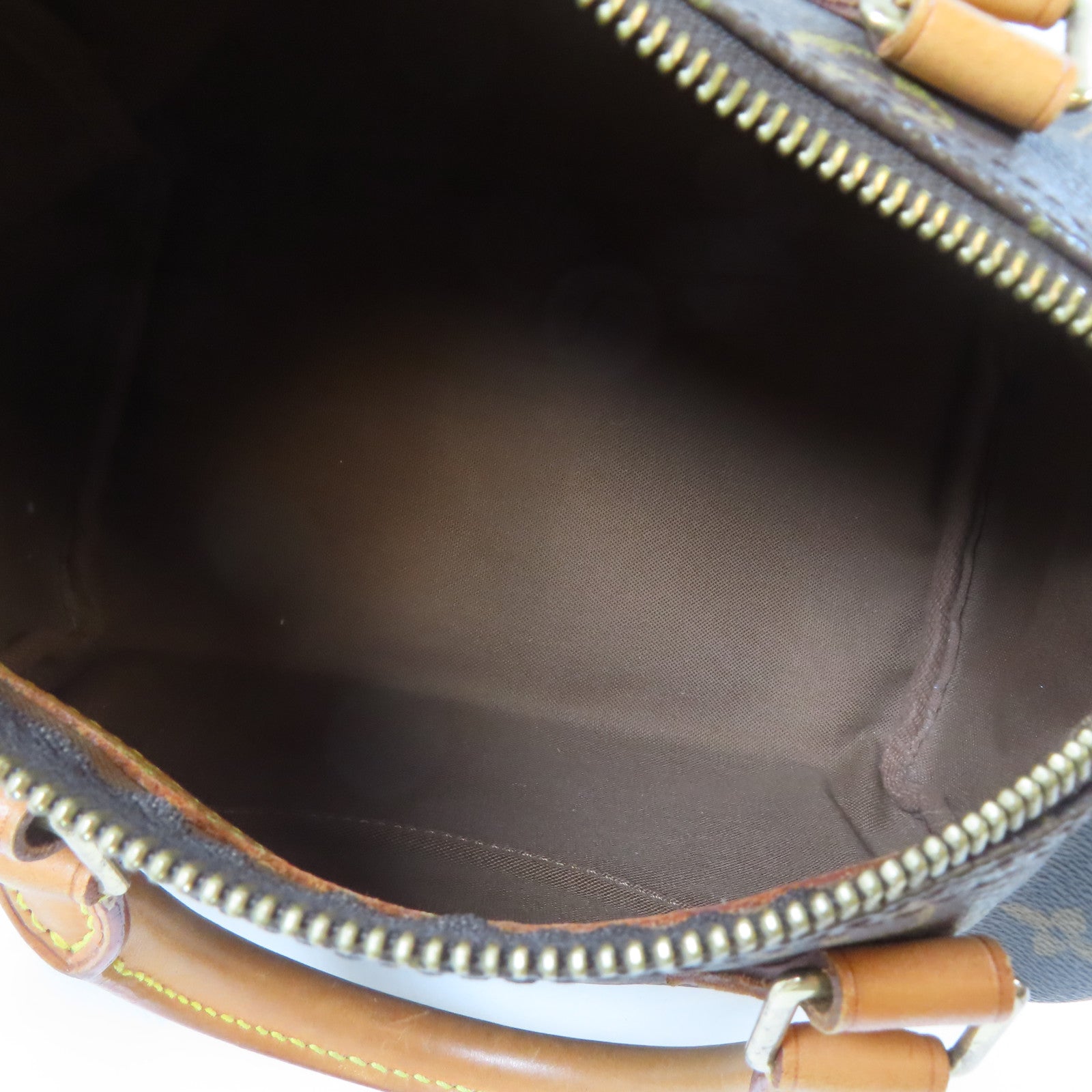 LOUIS VUITTON Monogram Speedy 25金扣手挽袋啡色