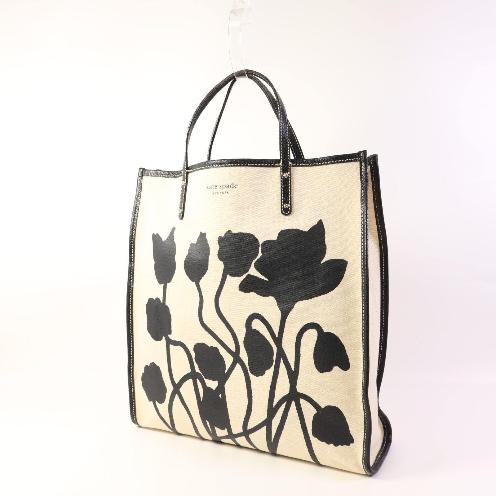 Kate Spade 帆布Tote Bag金扣手挽袋