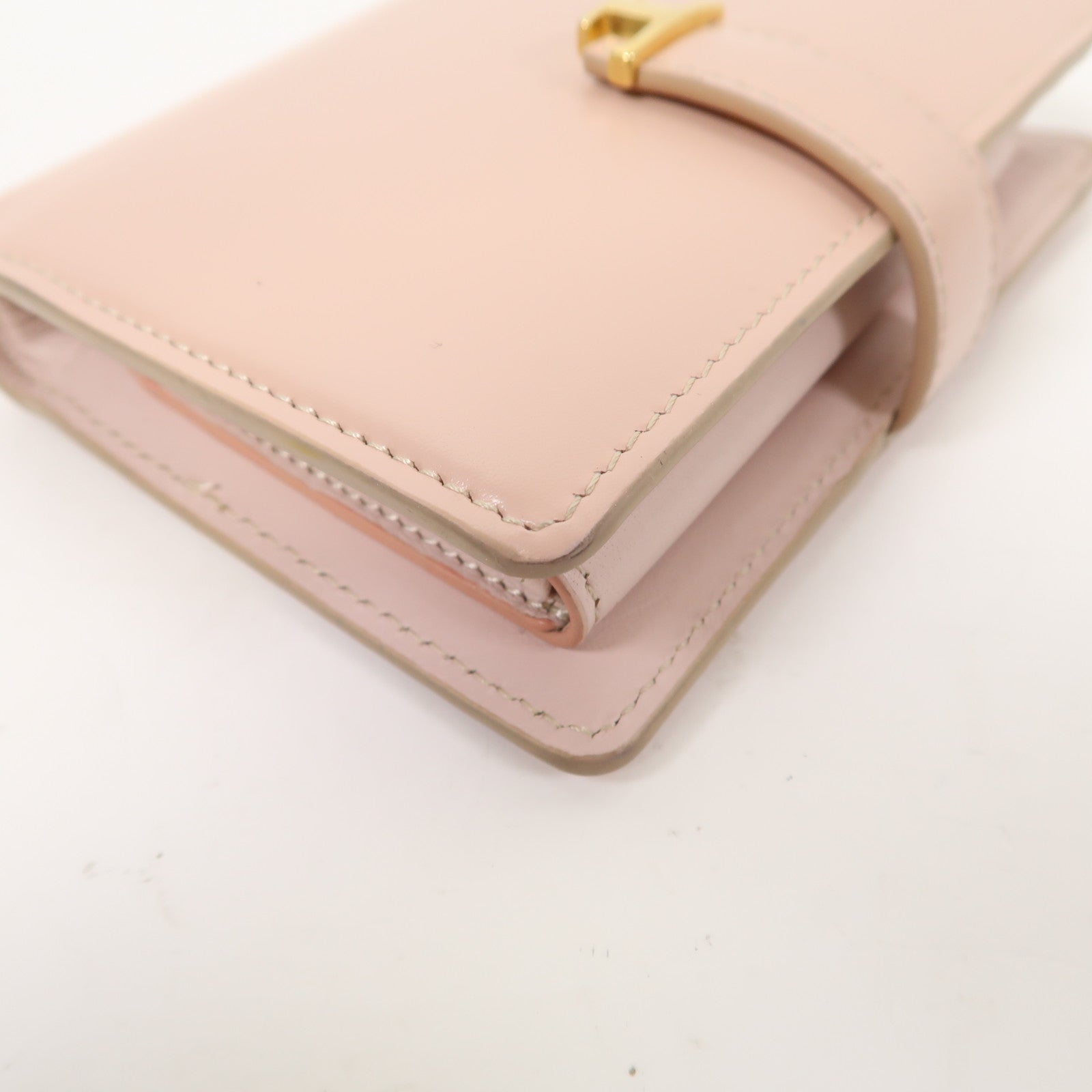 TOD'S 【激減優惠】牛皮皮革Wallet金扣錢包粉紅色