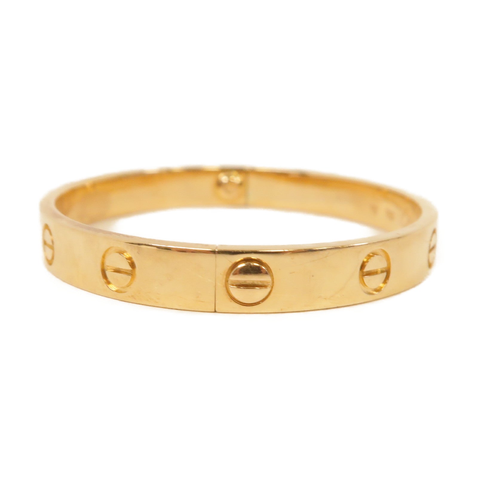 CARTIER 18K玫瑰金Love Bracelet手鐲玫瑰金色