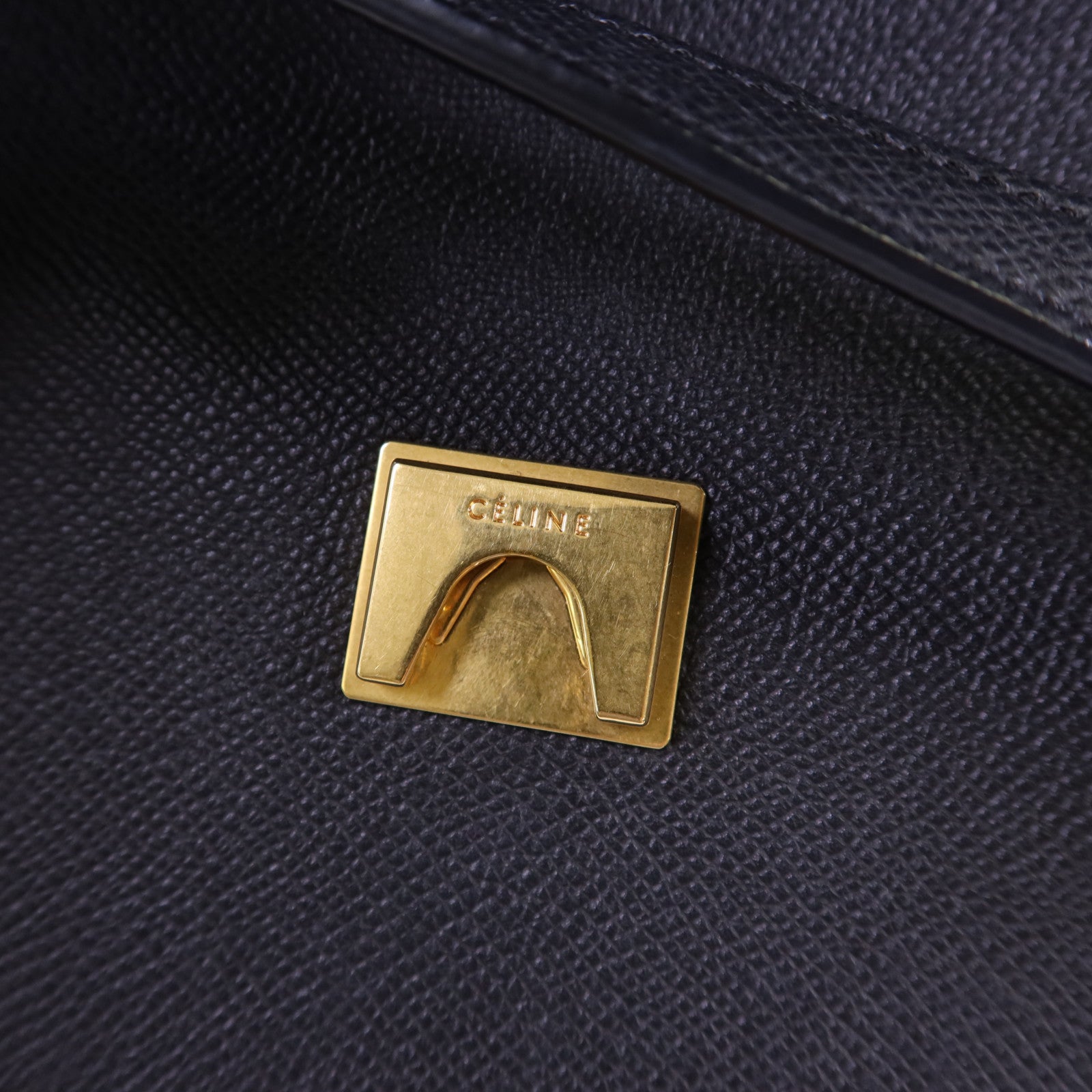 CELINE 牛皮皮革Belt Bag Mini金扣手挽肩背兩用袋