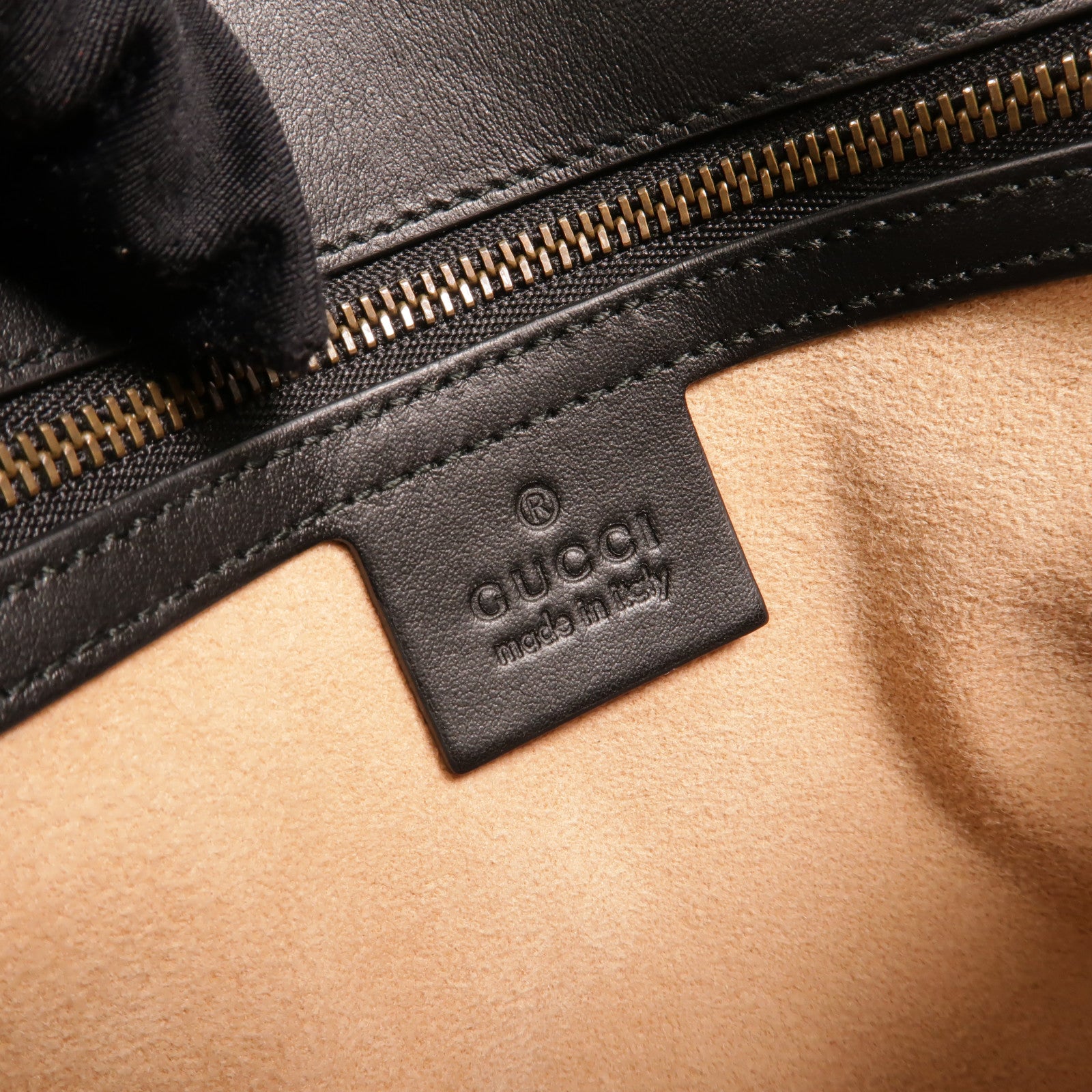 GUCCI 牛皮皮革GG Marmont金扣鏈帶肩背袋