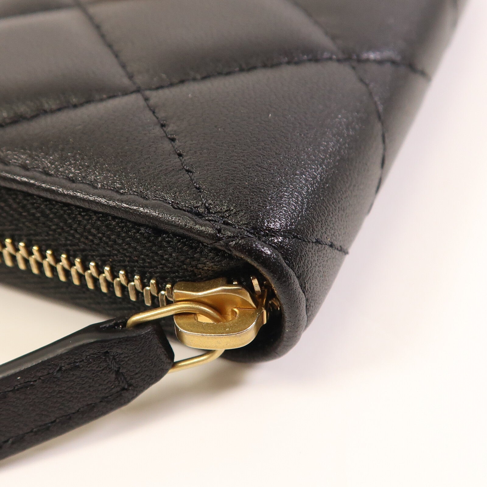 CHANEL 羊皮皮革Card Case金扣卡片套
