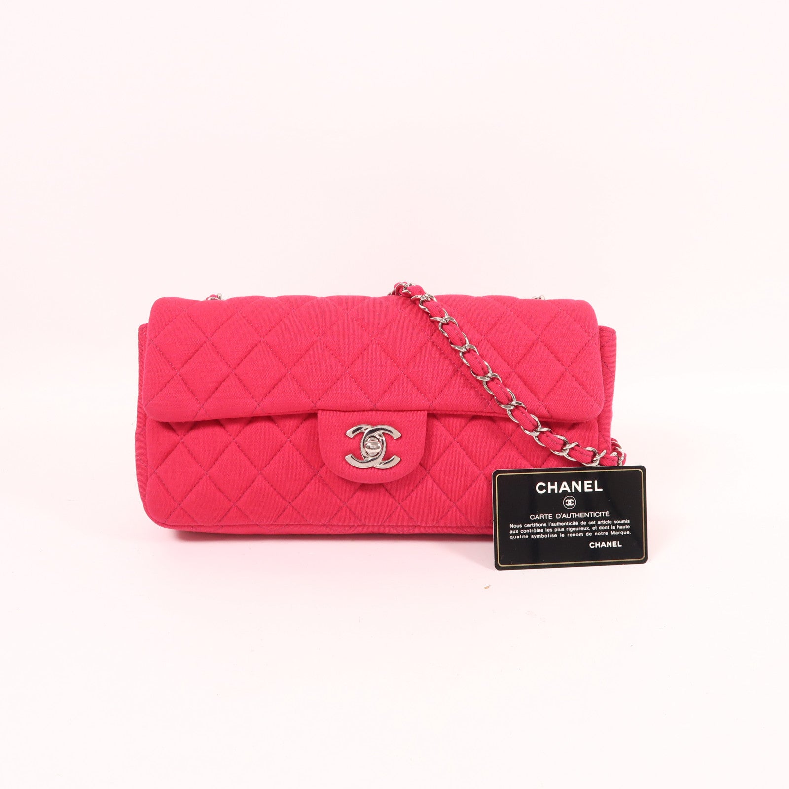 CHANEL 【激減優惠】帆布Chain Shoulder鏈帶肩背袋
