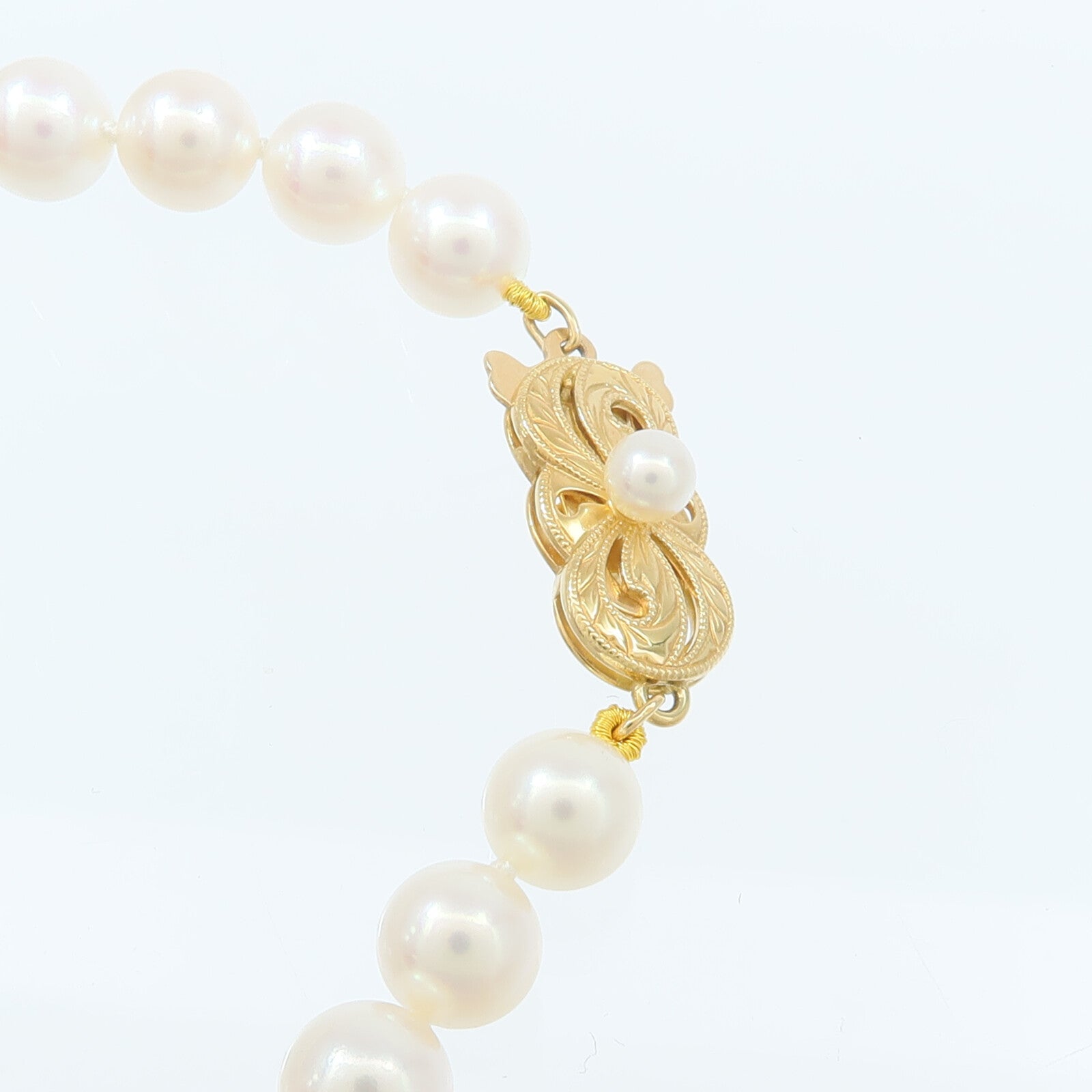MIKIMOTO 18K黃金Pearl Necklace珍珠項鍊
