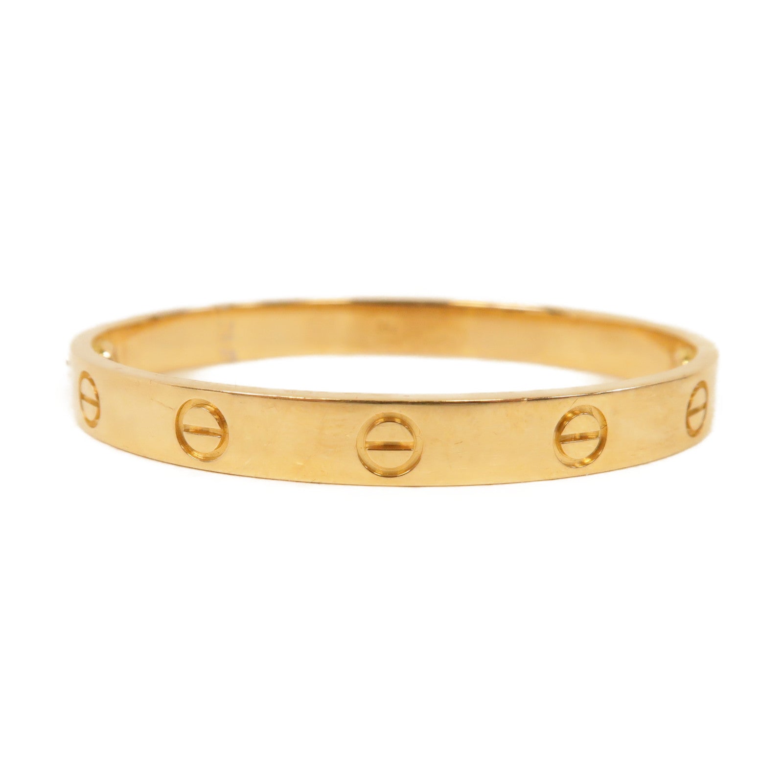 CARTIER 18K玫瑰金Love Bracelet手鐲玫瑰金色