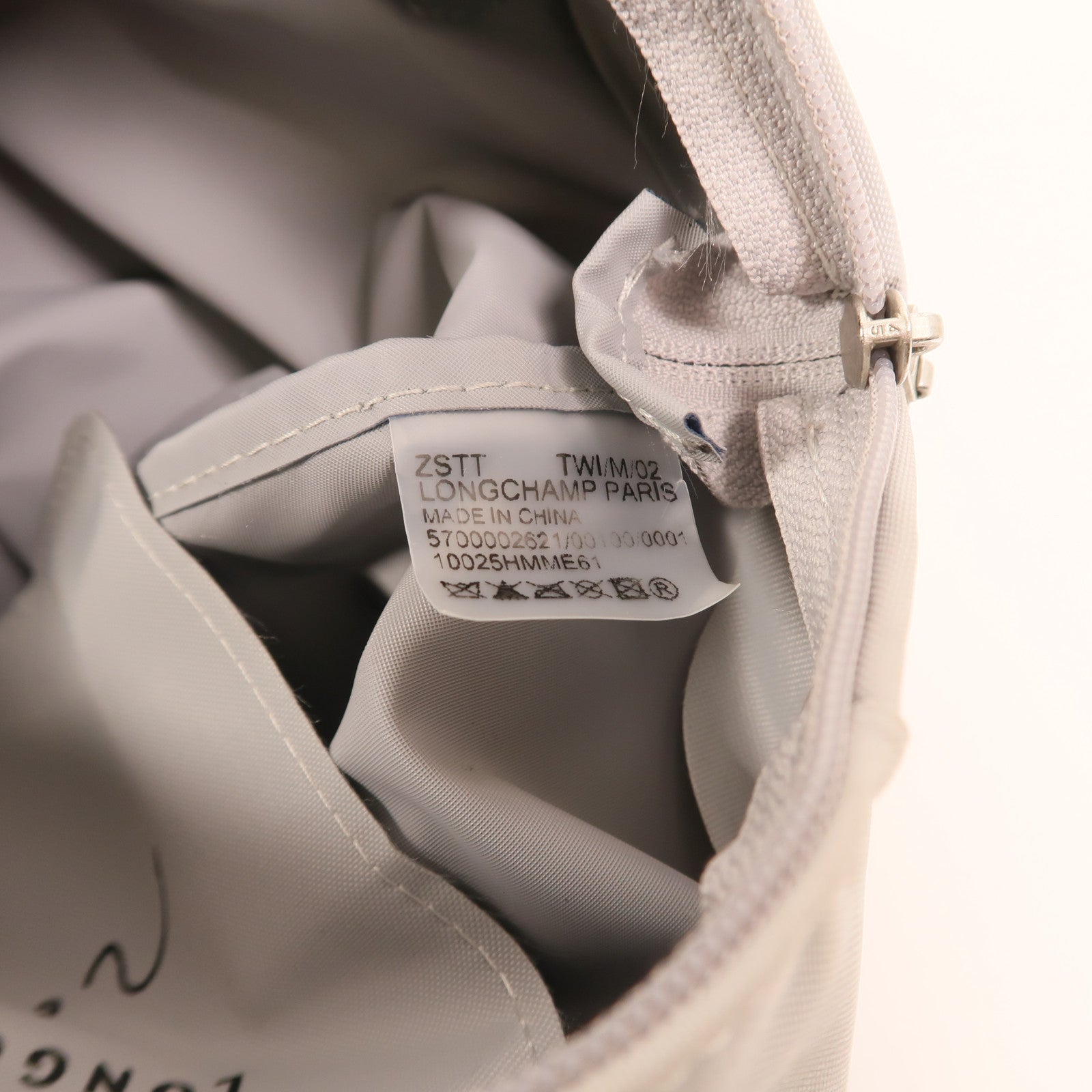 Longchamp 尼龍Le Pliage Nendo銀扣手挽袋