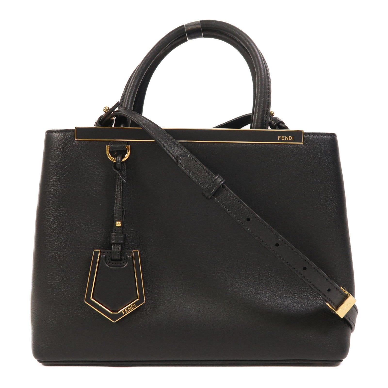 FENDI 牛皮皮革Petite 2 Jours金扣手挽肩背兩用袋