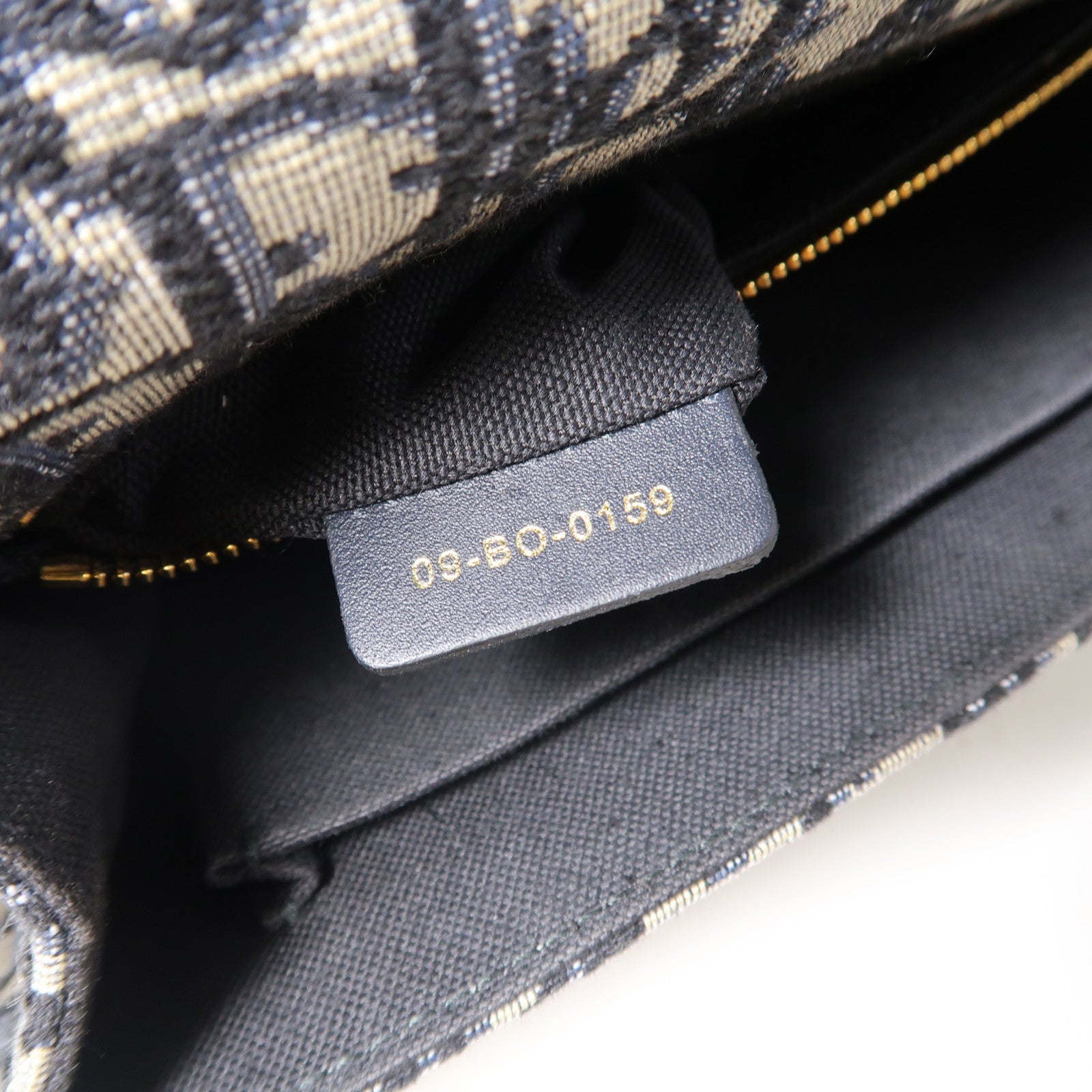 Dior 帆布/牛皮皮革30 Montaigne金扣肩背袋藍色