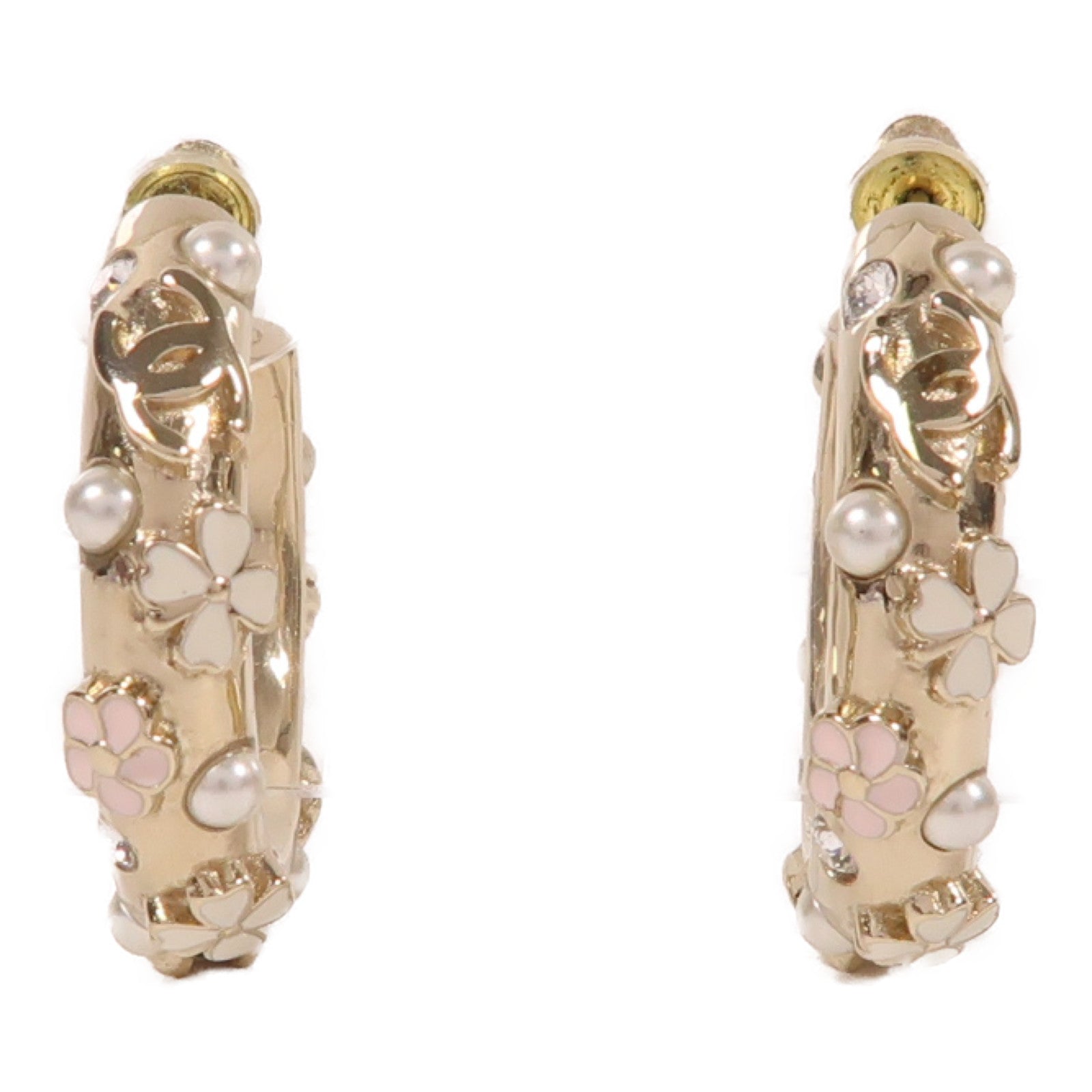CHANEL 金屬Earrings耳環金色