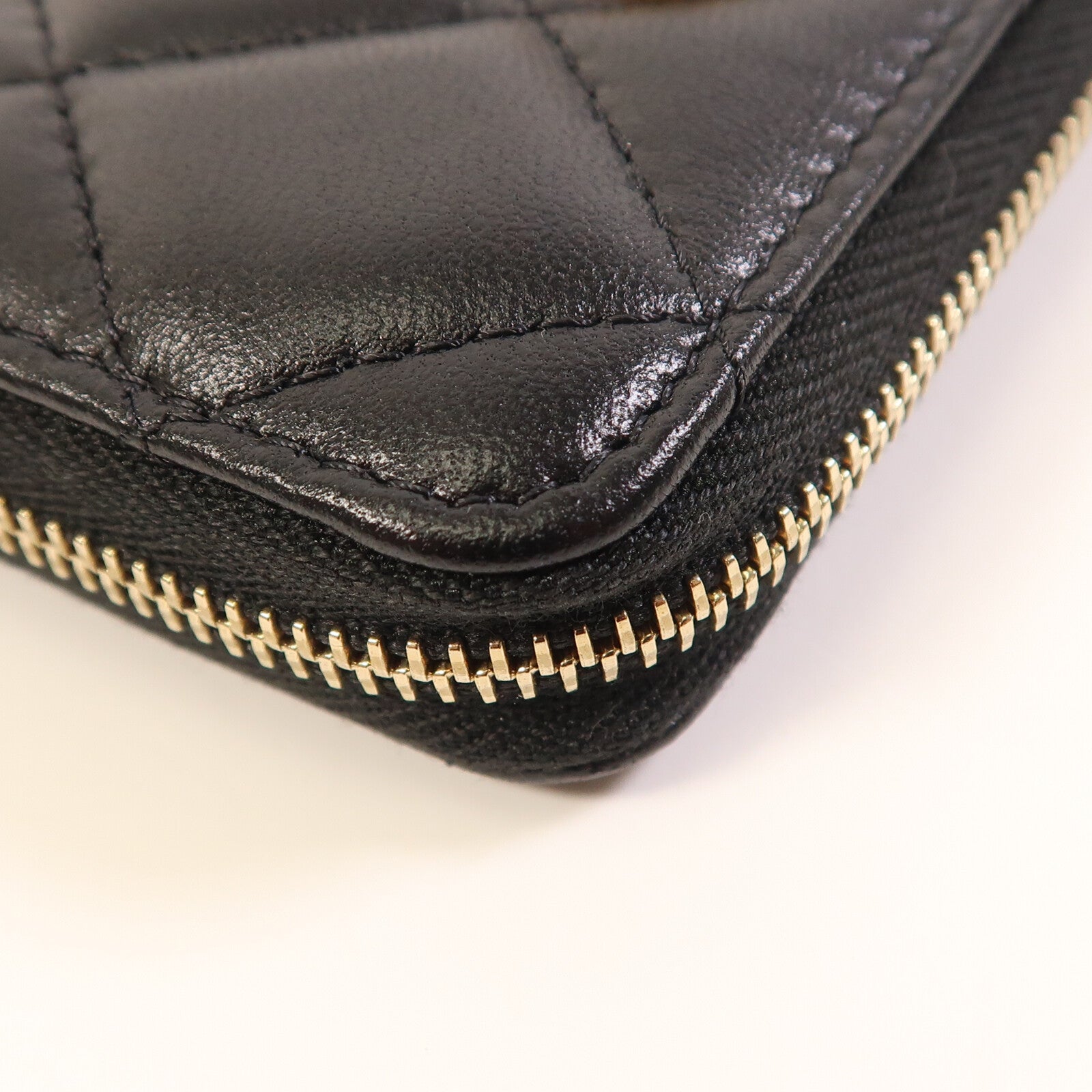 CHANEL 羊皮皮革Card Case金扣卡片套